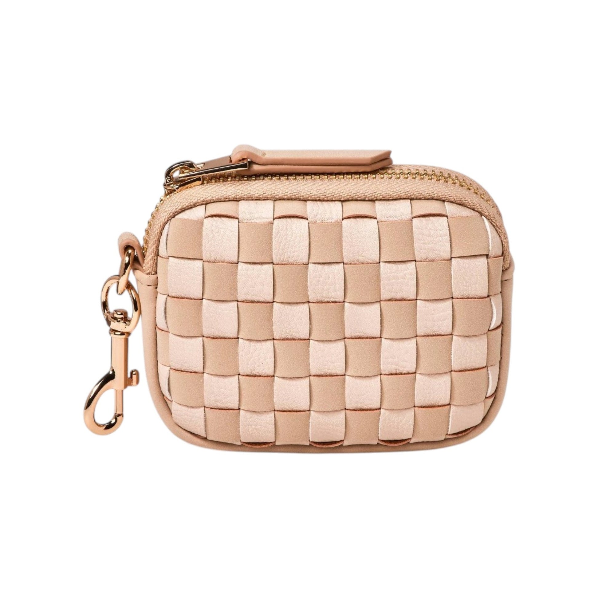 Checkered Camera Bag Pouch Wristlet