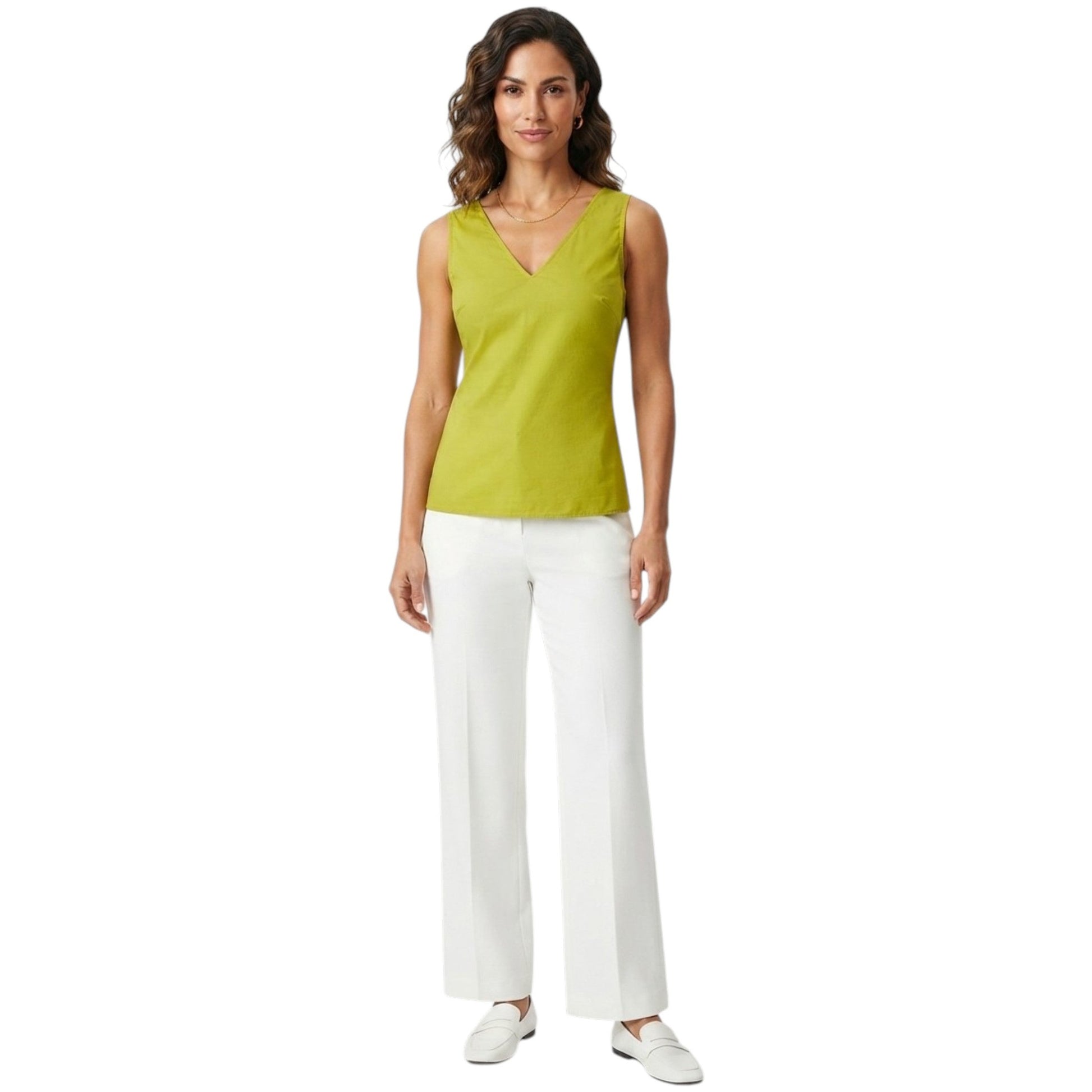 Women's Plain Top,Light Green
