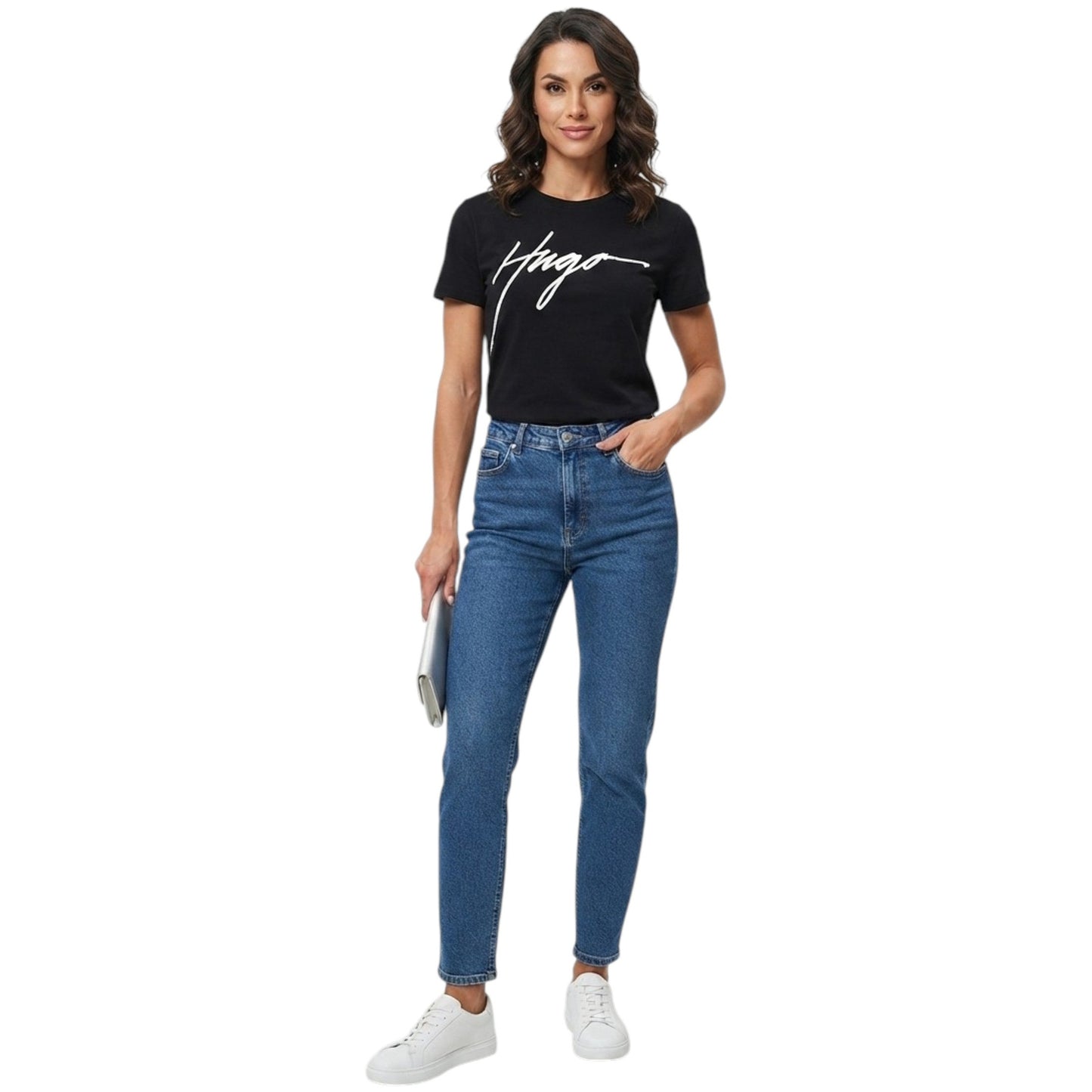 Women's Printed Top,Black