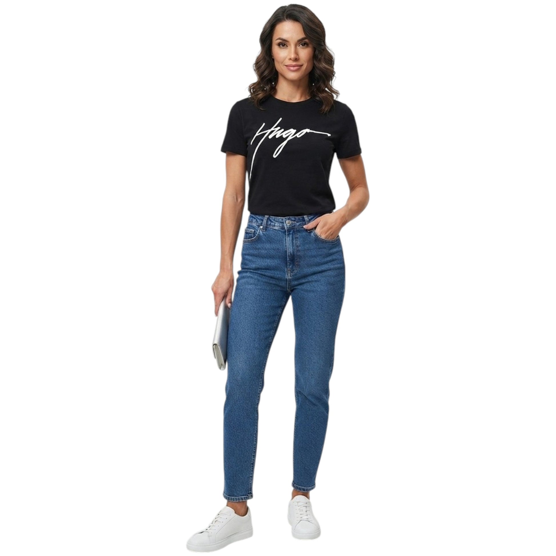 Women's Printed Top,Black