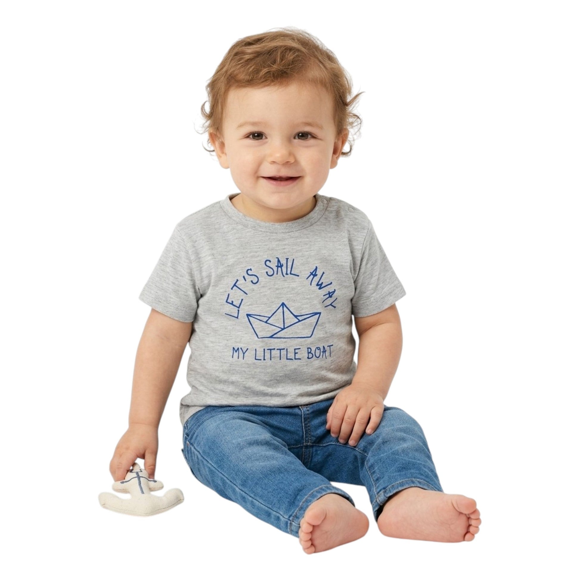 Kids Boy's Printed Top,Grey