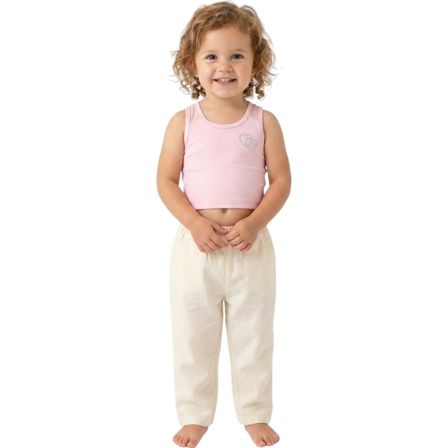 Kids Girl's Printed Top,Pink