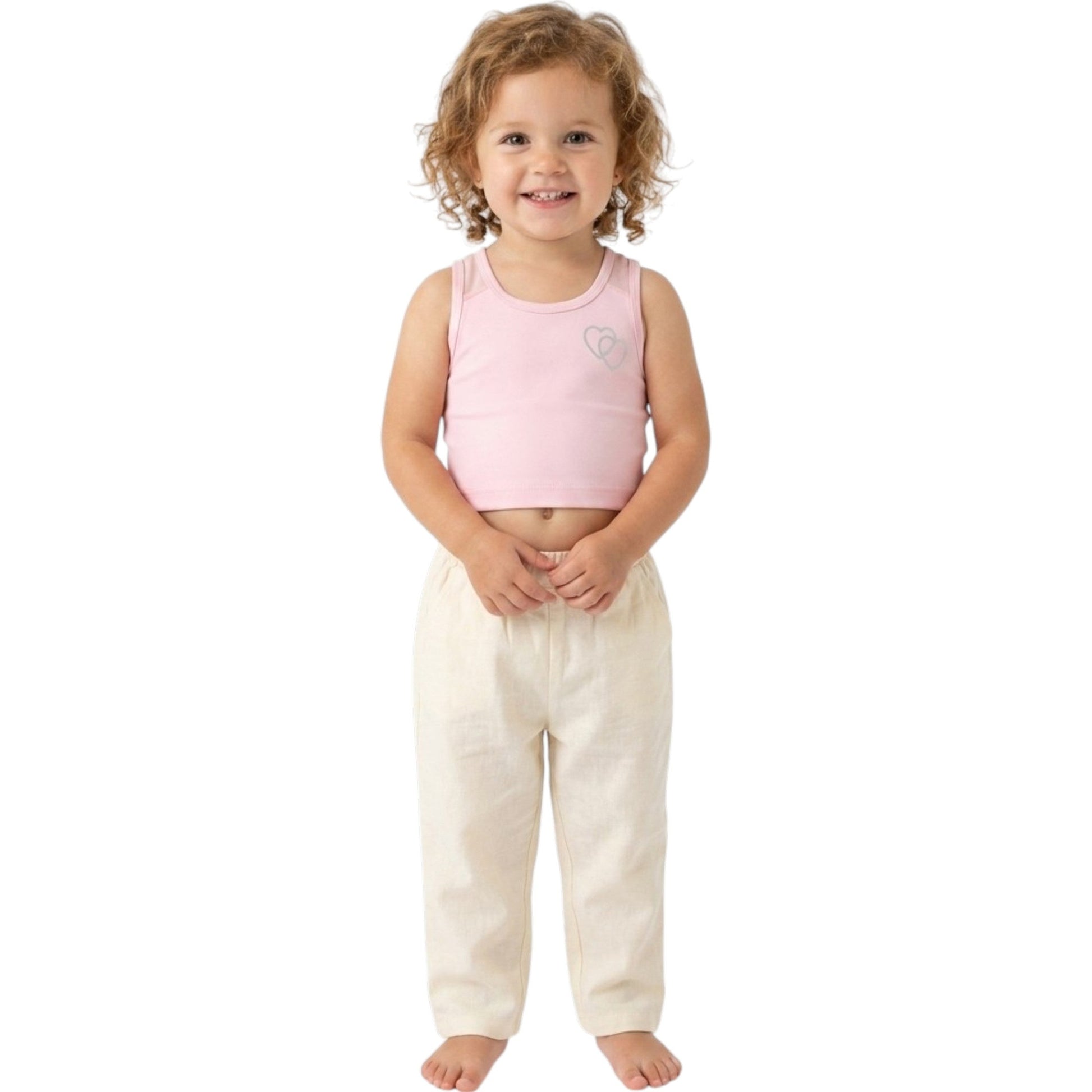 Kids Girl's Printed Top,Pink