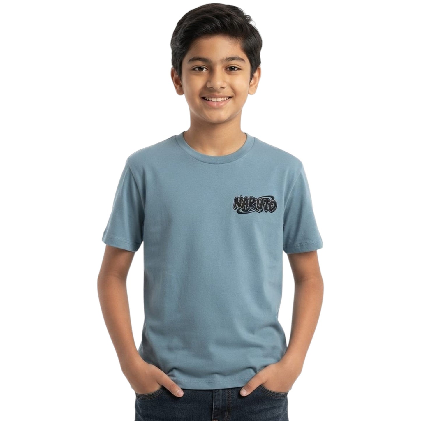 Kids Boy's Printed Top,Dusty Navy