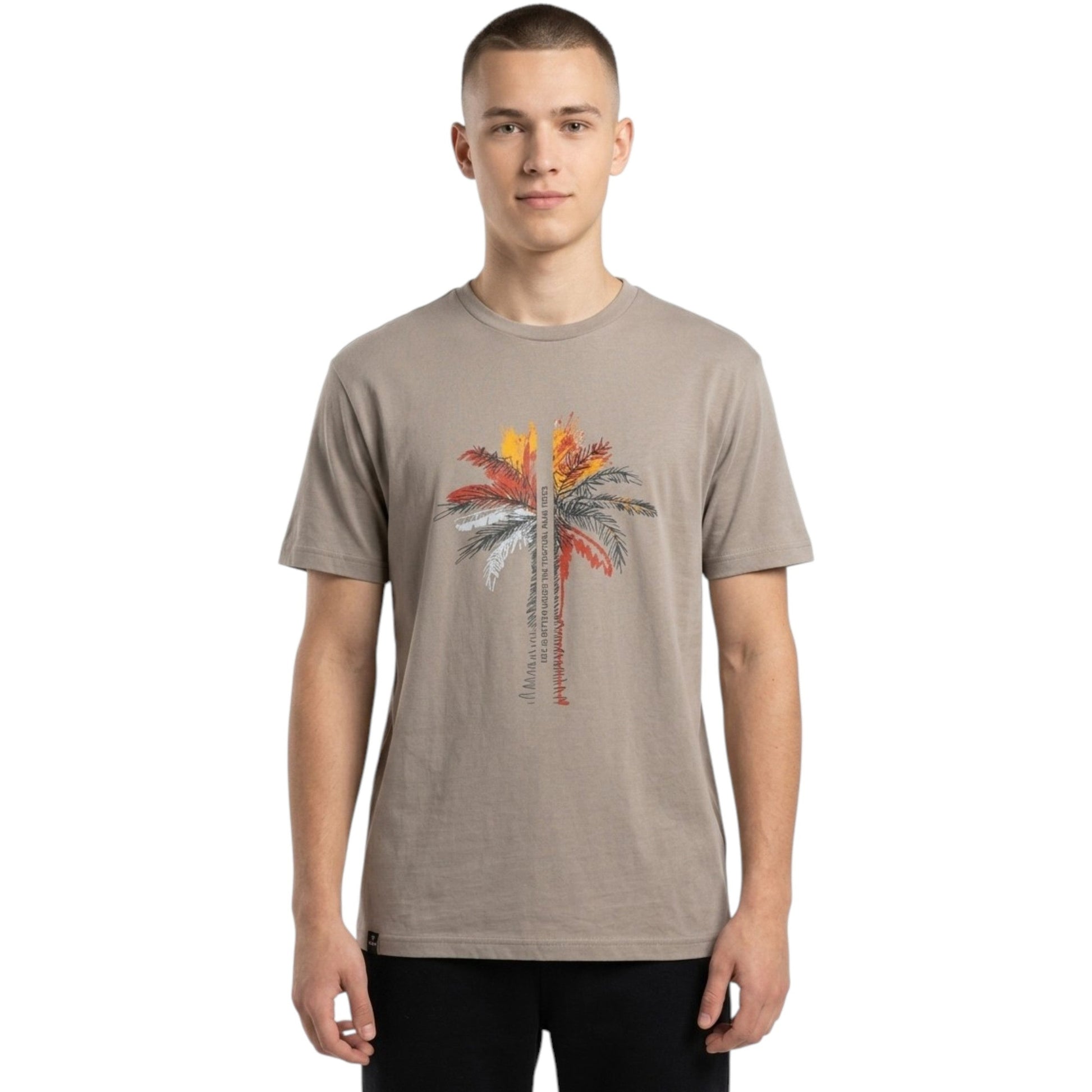 Kids Boy's Printed Top,Dark Khaki