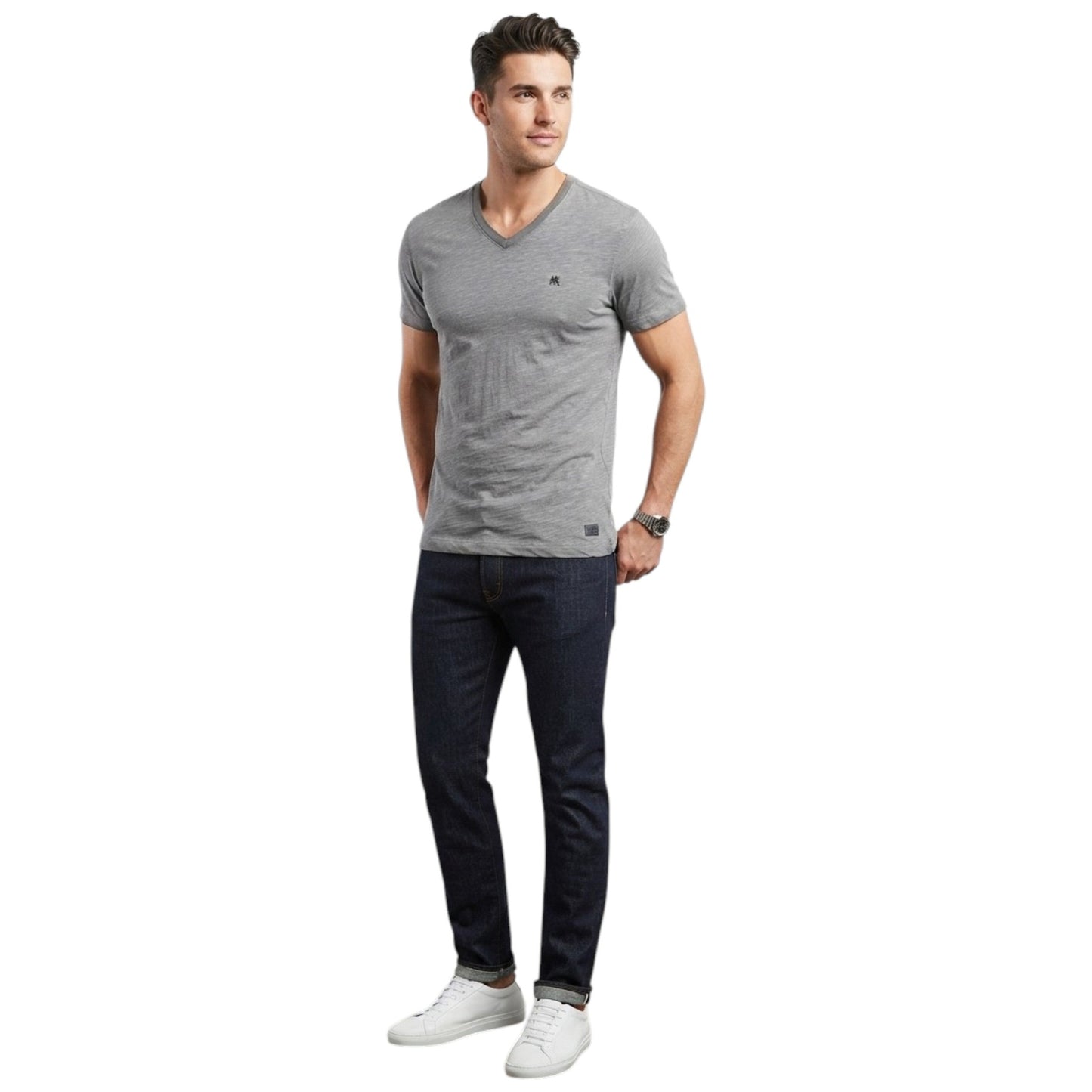 Men's Plain Top,Grey