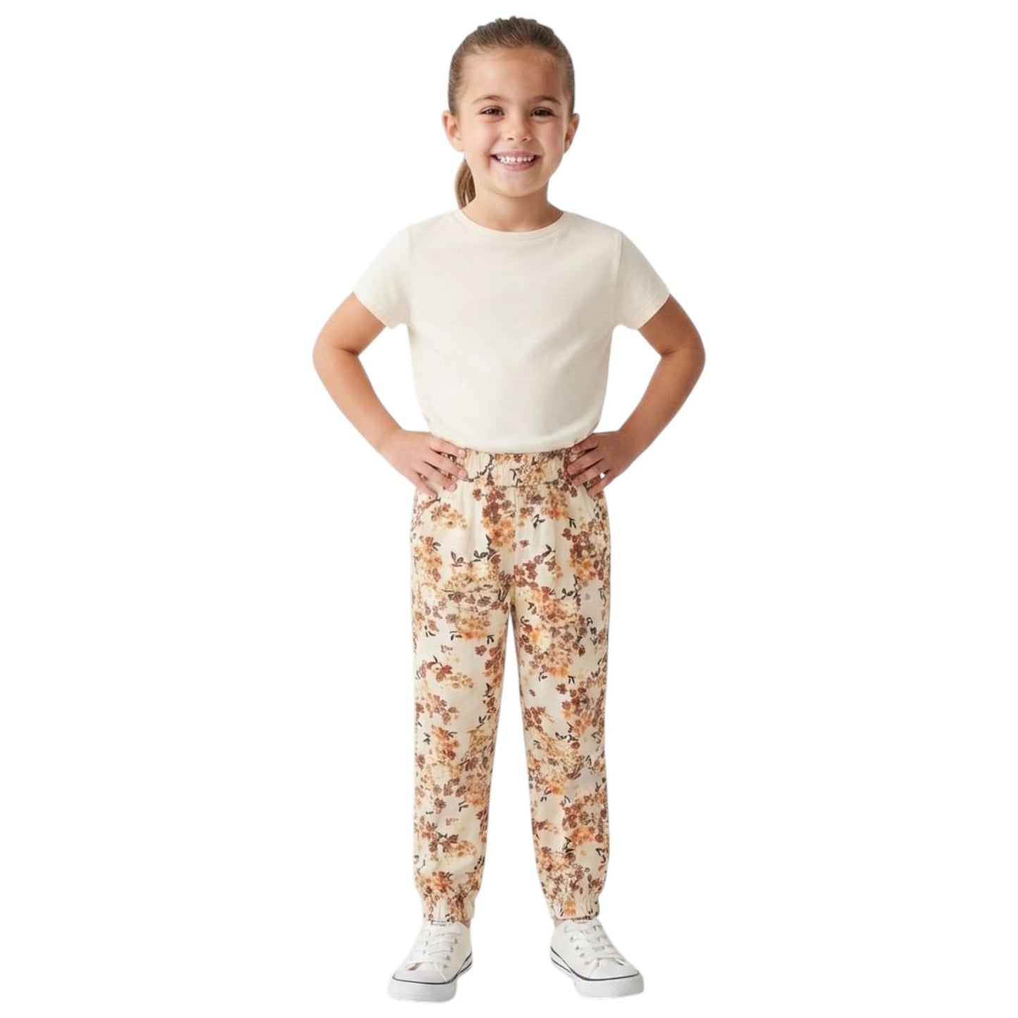 Kids Girl's Printed Pants,Multi