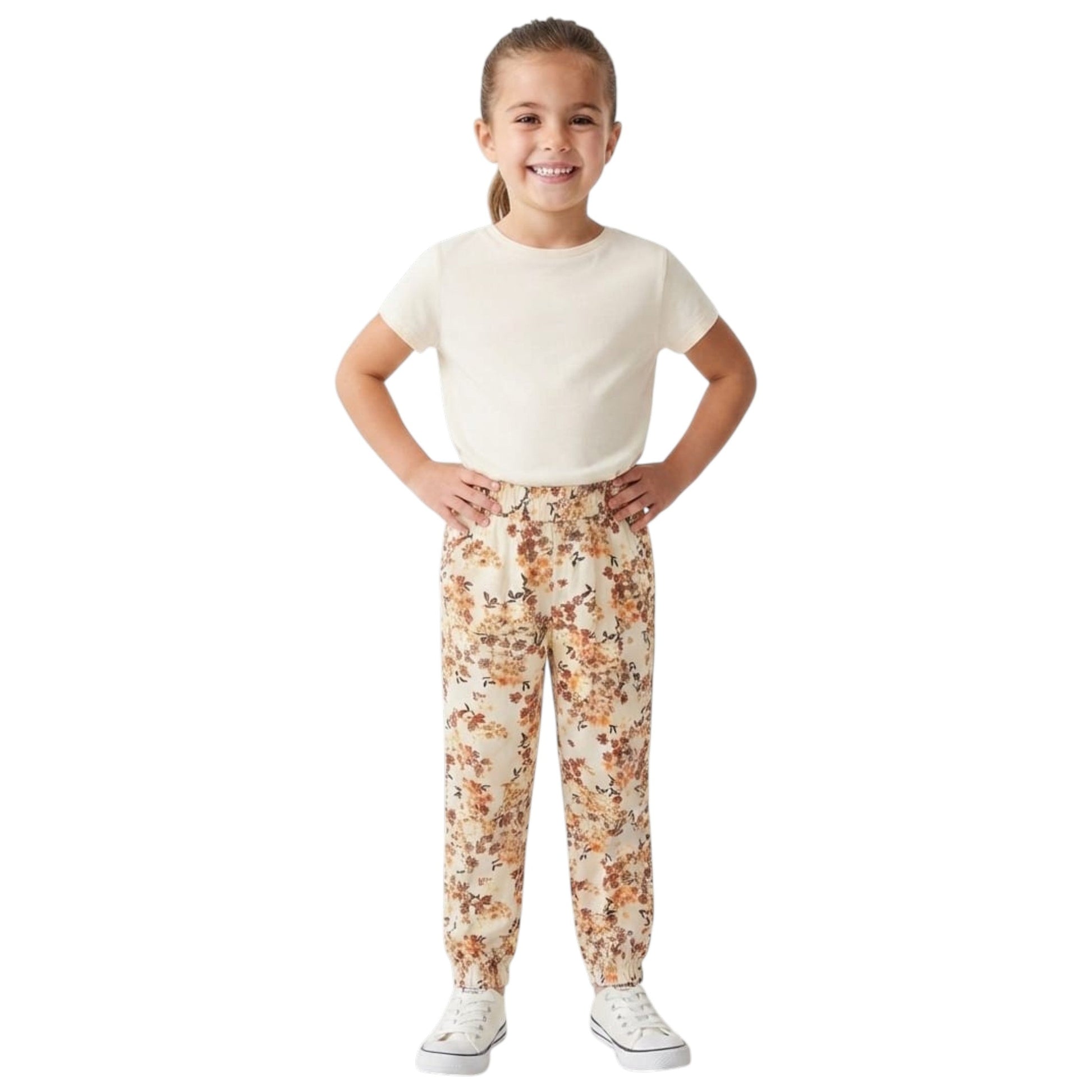 Kids Girl's Printed Pants,Multi