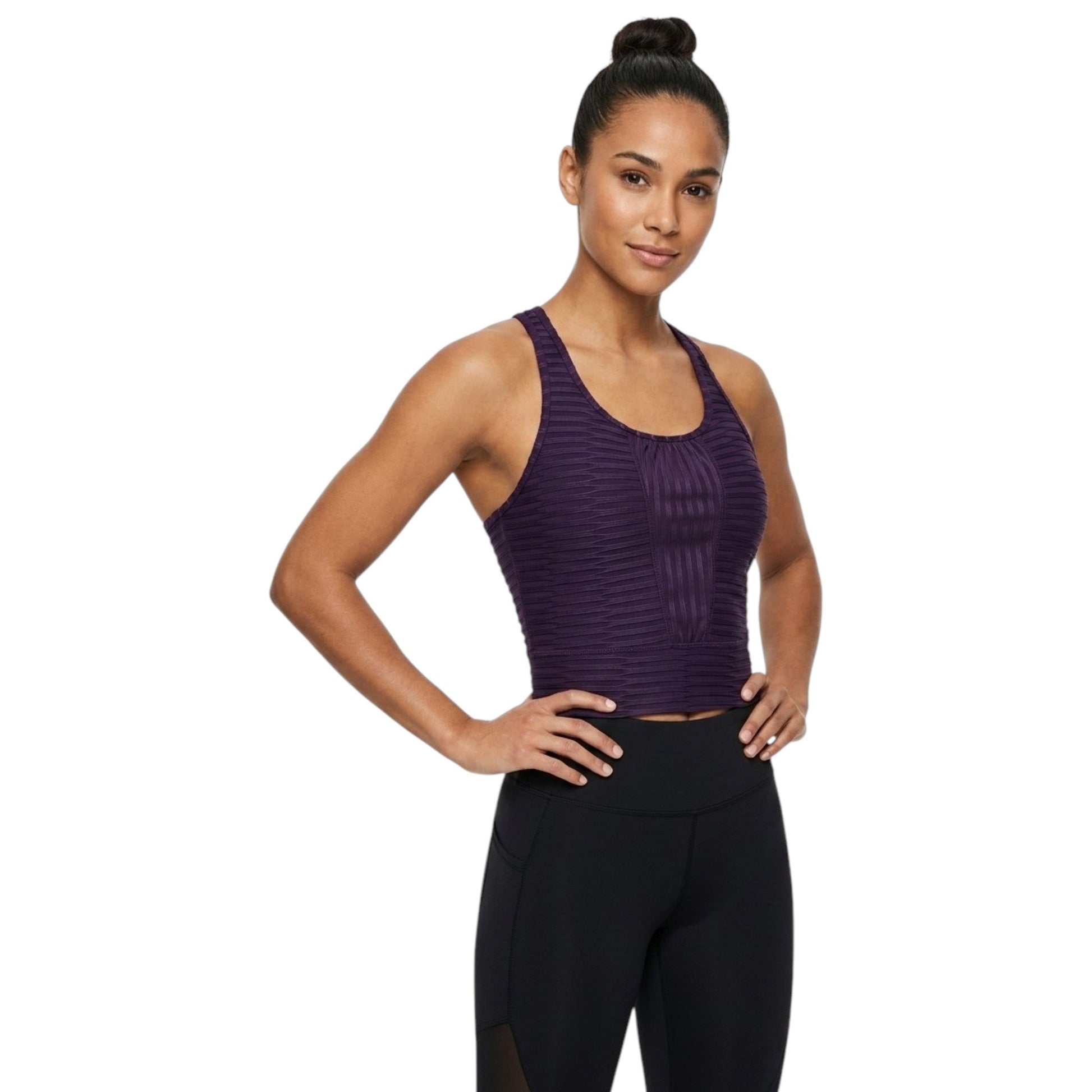 Women's Textured Sport Top,Mauve