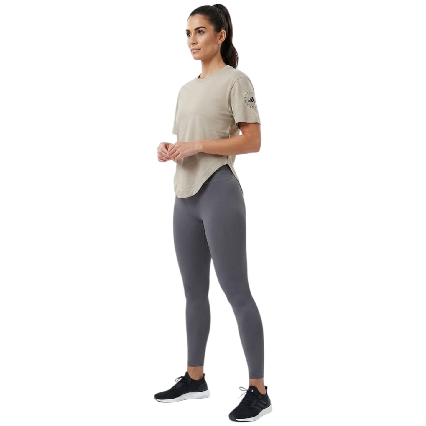 Women's Plain Solid Top,Beige