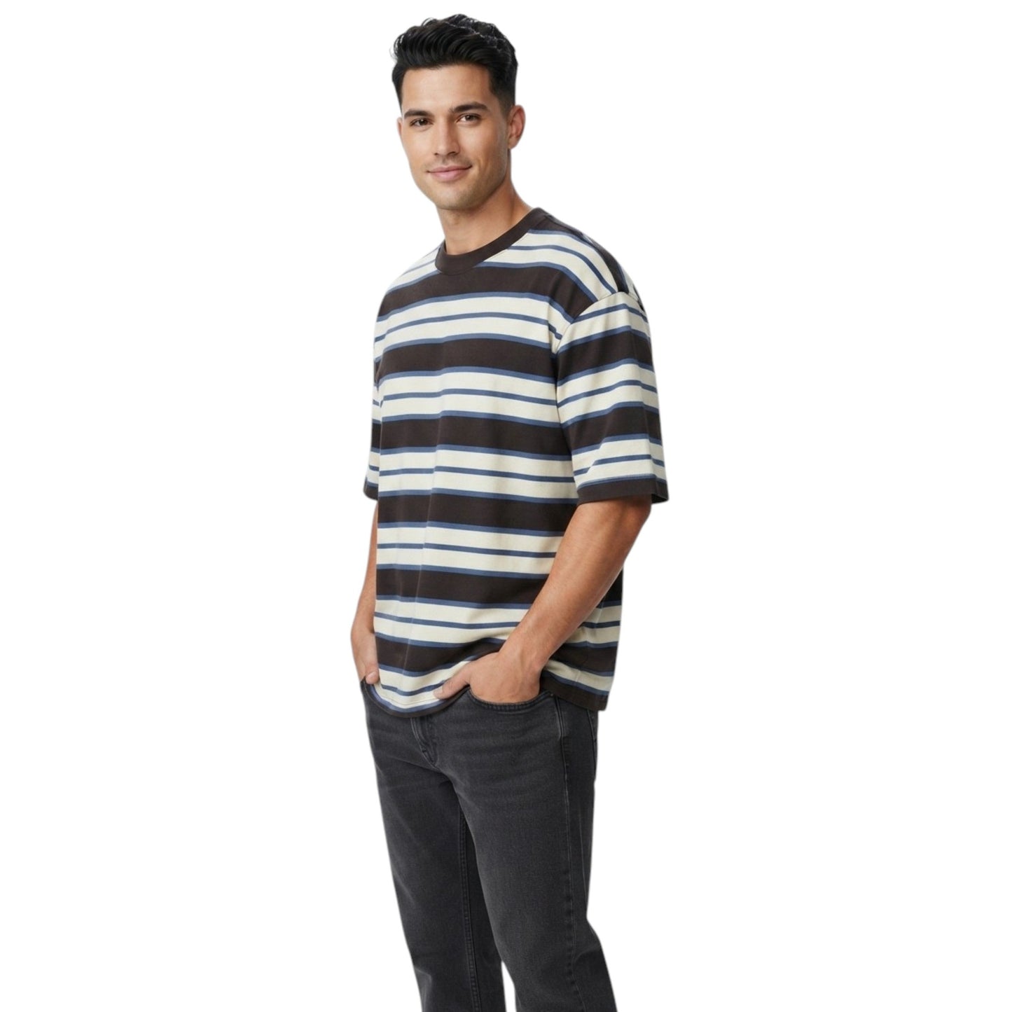 Men's Striped Top,Multi