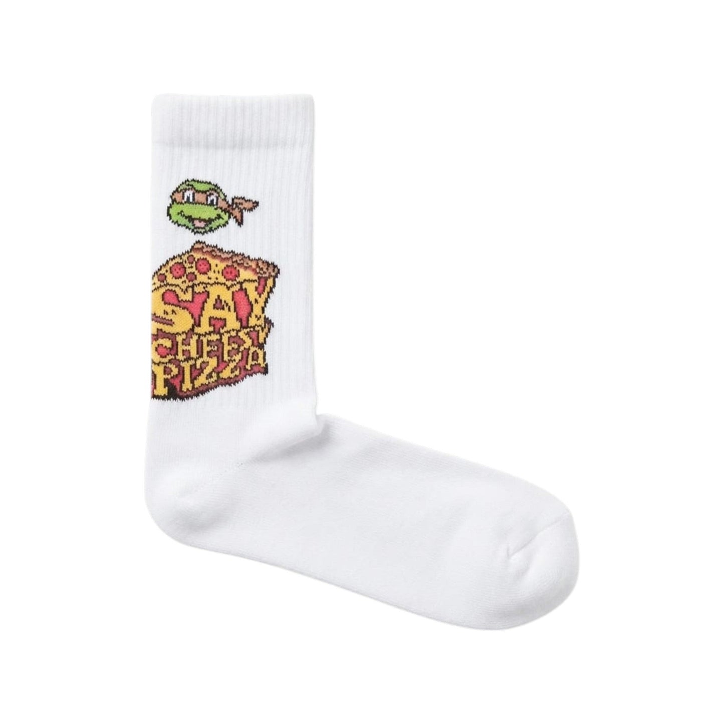 Men's Printed Knitted Socks,White