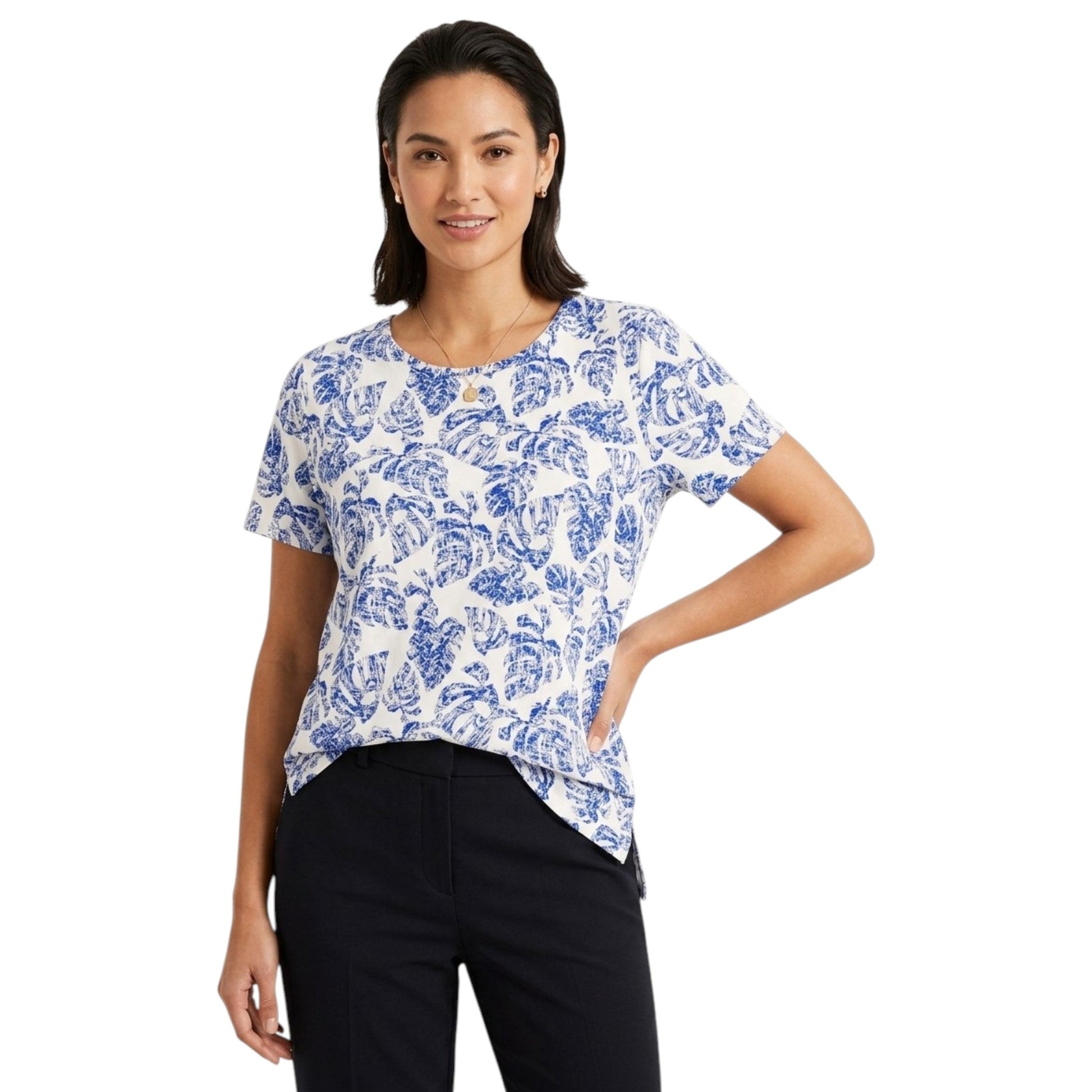 Women's Printed Top,White