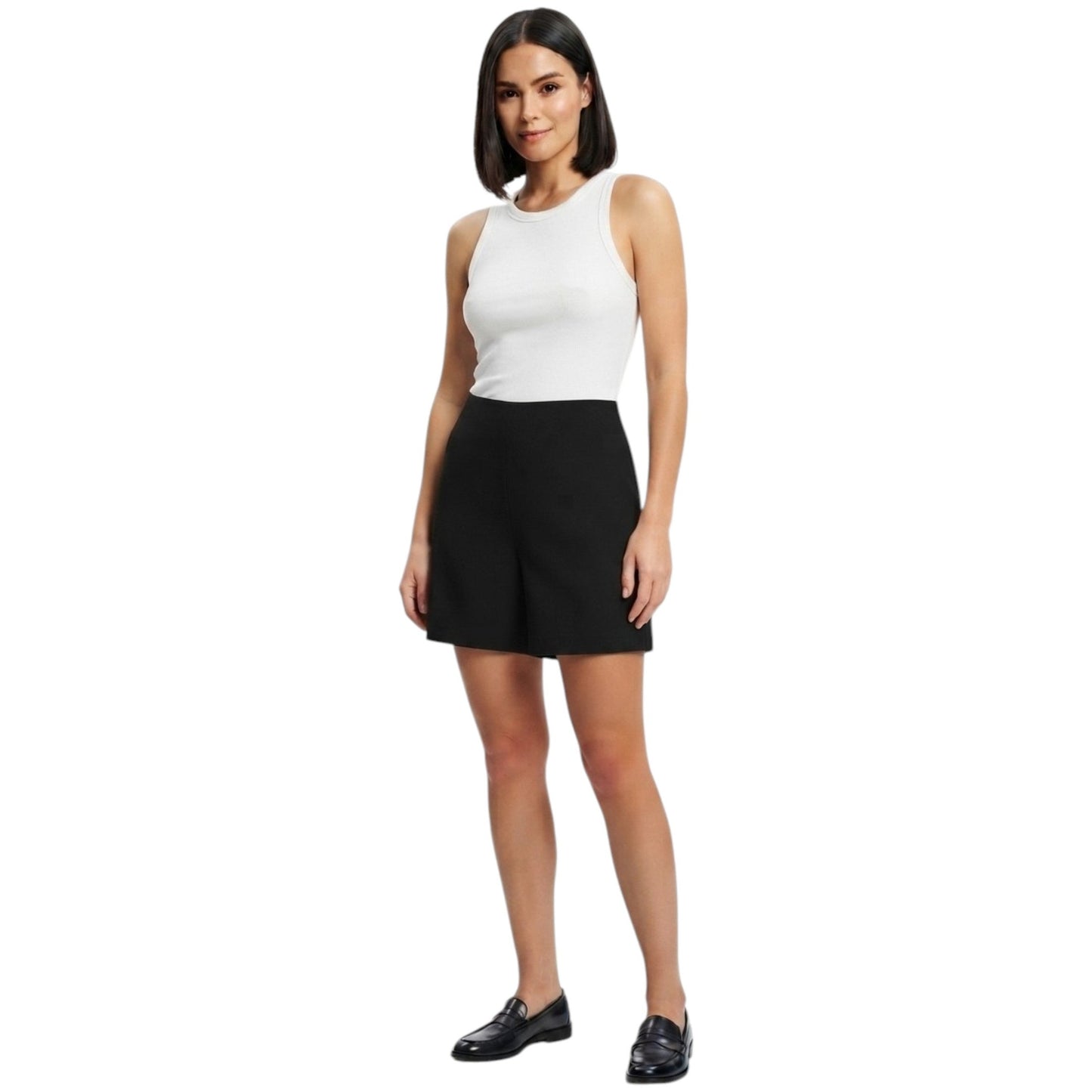 Women's Plain Short,Black