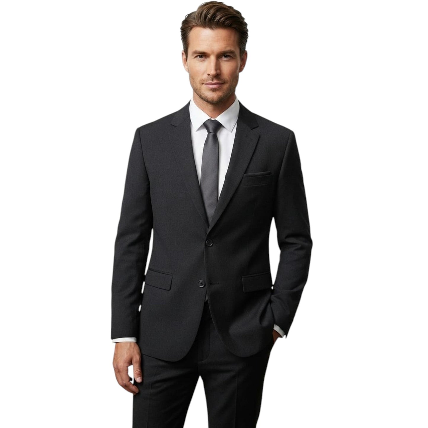 Men's Plain Blazer,Black