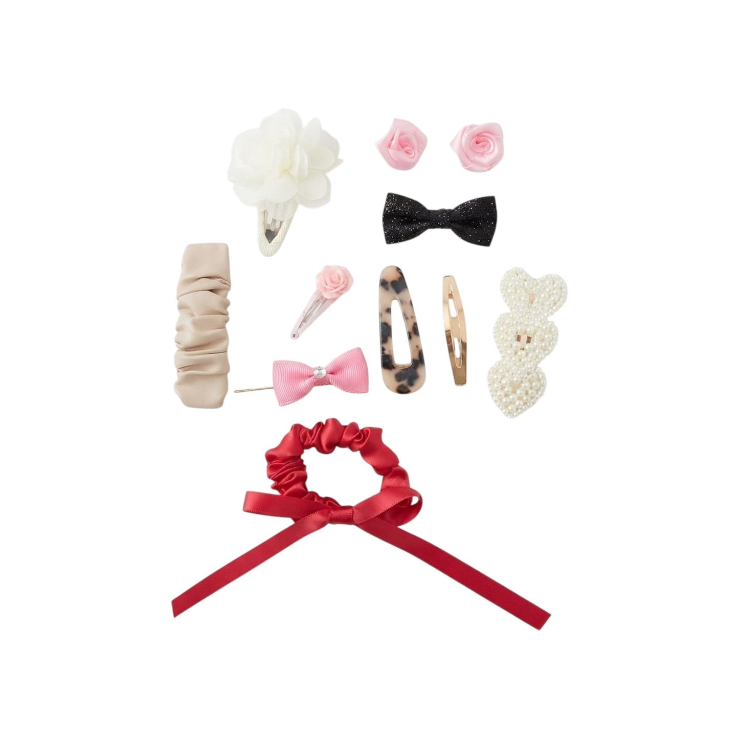 Hair Elastic Band & Clips
