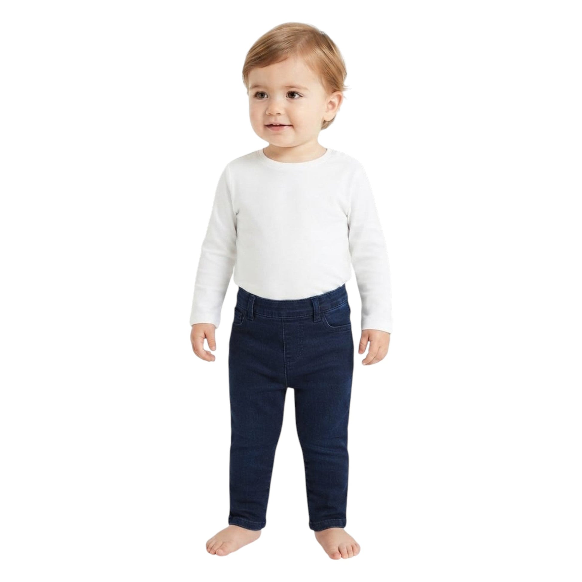 Kids Boy's Plain Pants,Navy