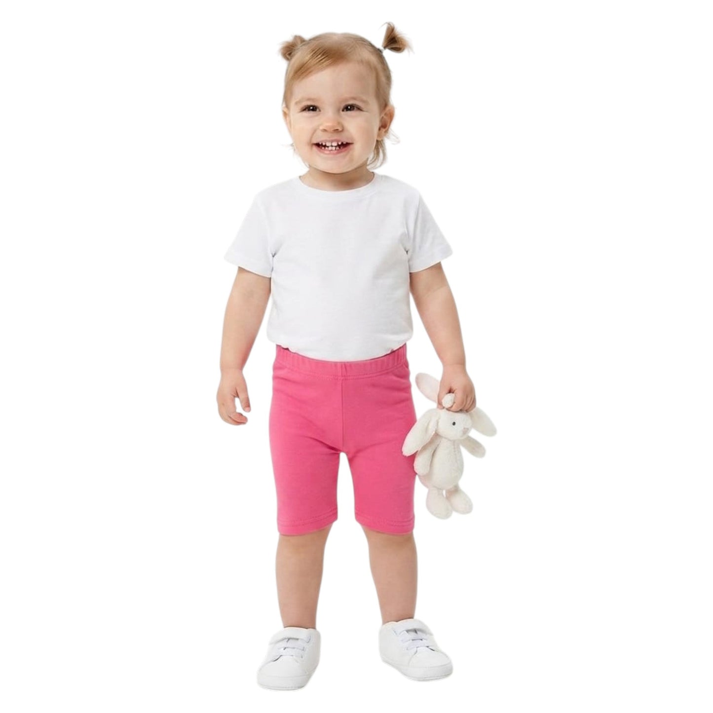 Kids Girl's Plain Pants,Pink