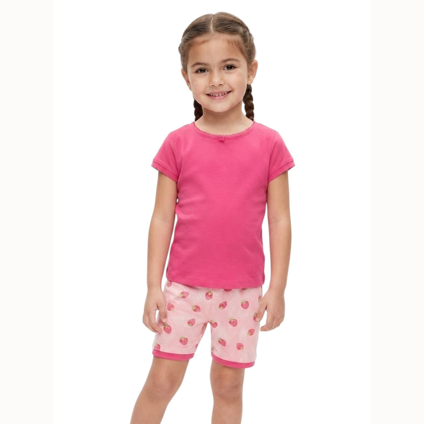 Kids Girl's Printed Set 2 Pieces,Pink