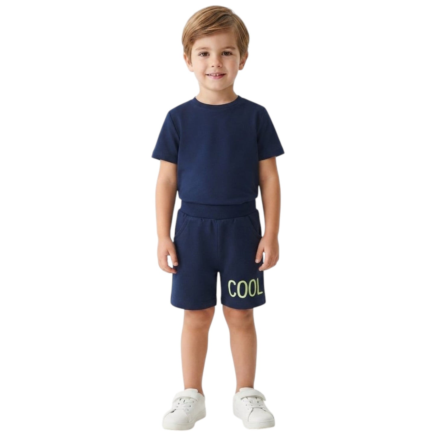 Kids Boy's Plain Short,Navy