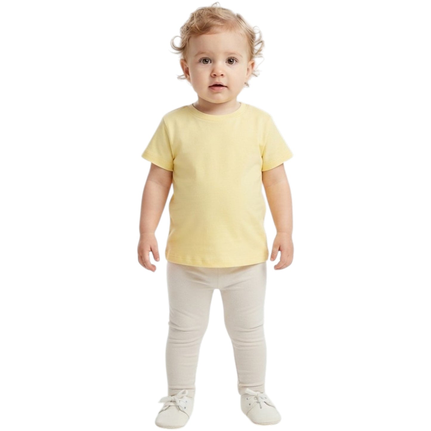 Kids Girl's Plain Top,Yellow