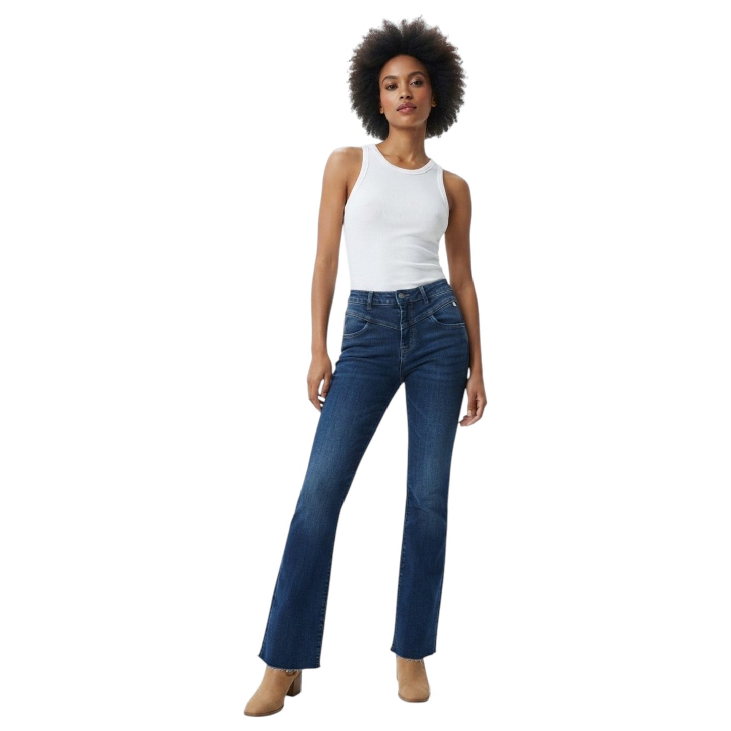 Women's Plain Jeans,Navy