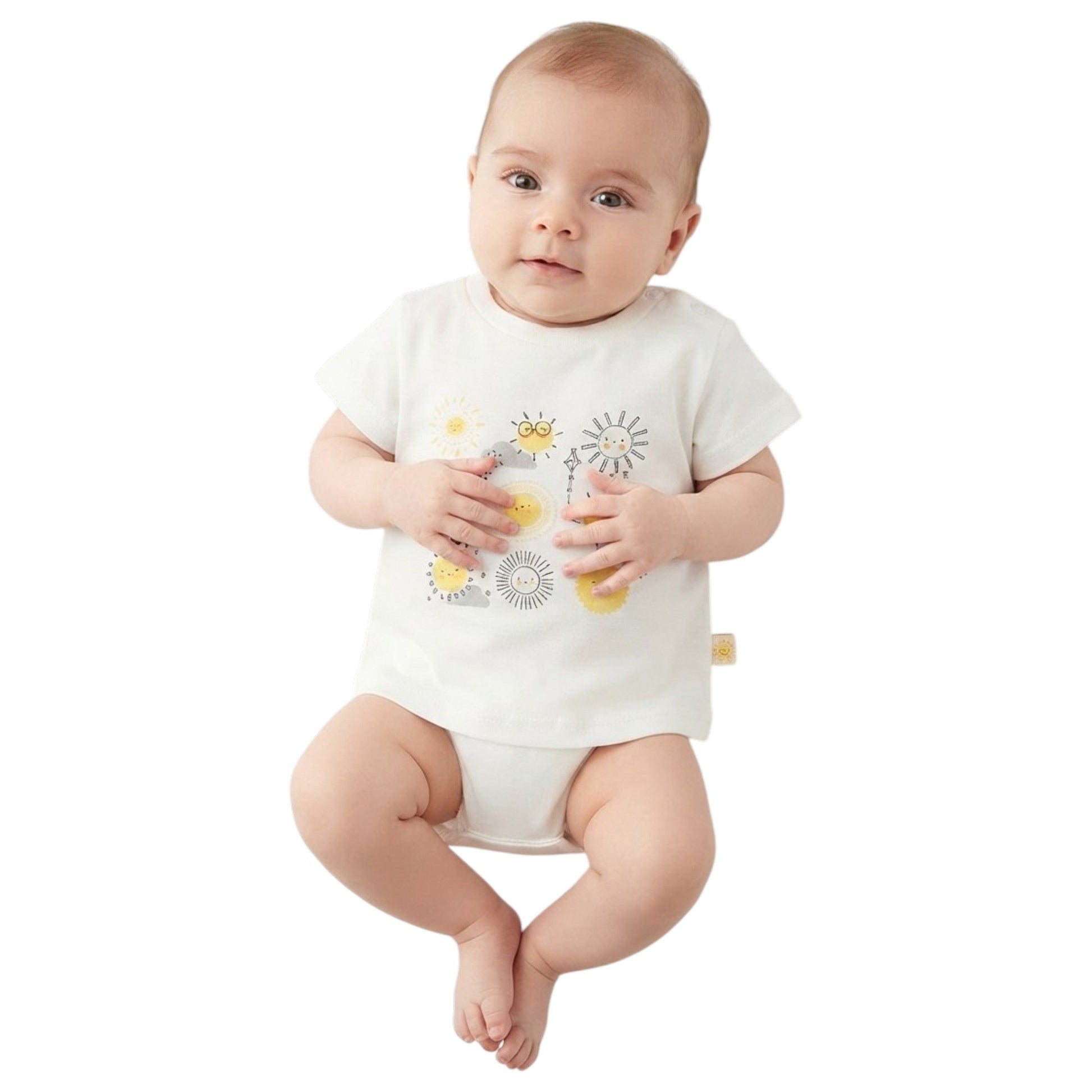 Kids Girl's Printed Top,White