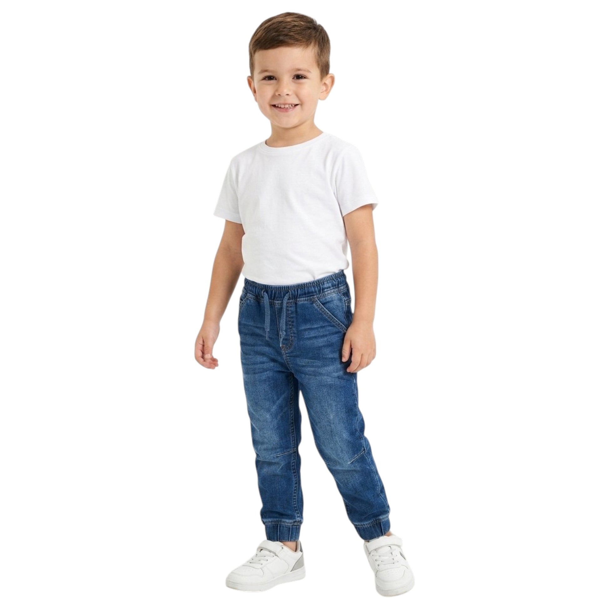 Kids Boy's Plain Jeans,Blue