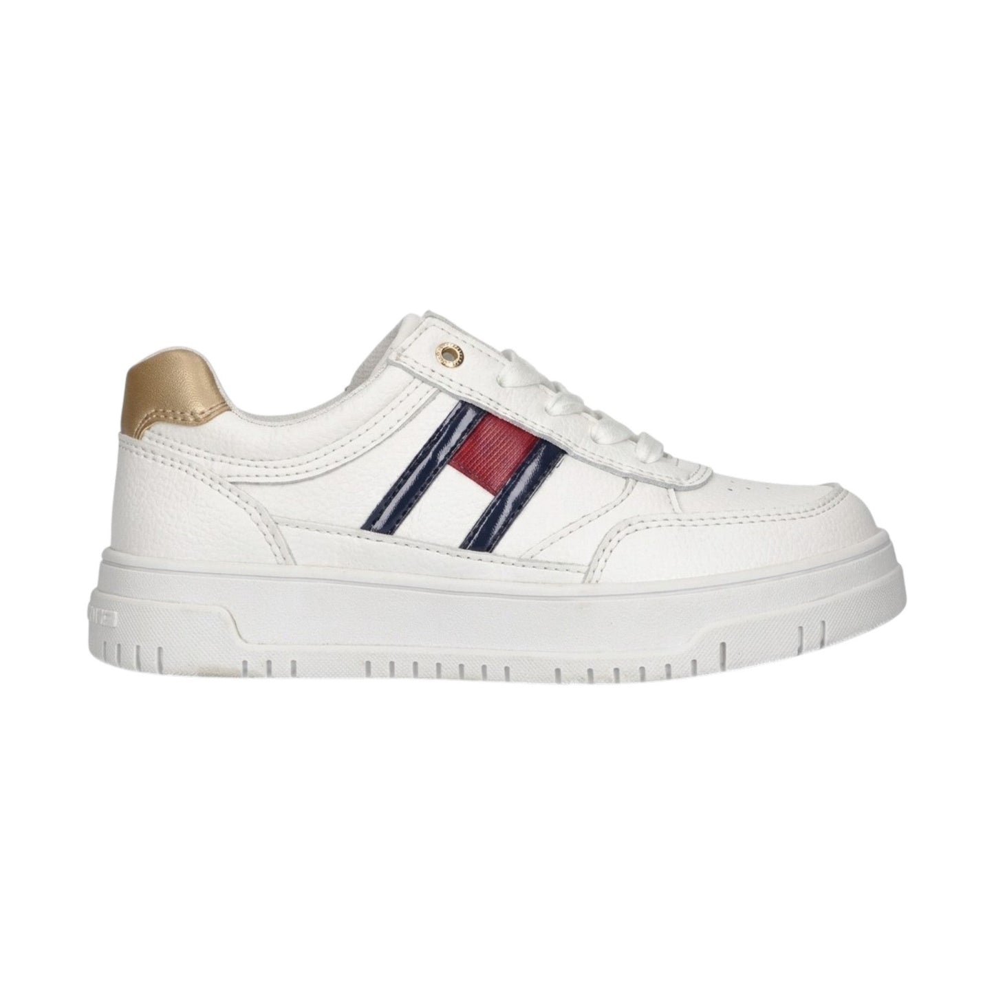 Kids Girl's Plain Tommy Hilfiger Shoes,White
