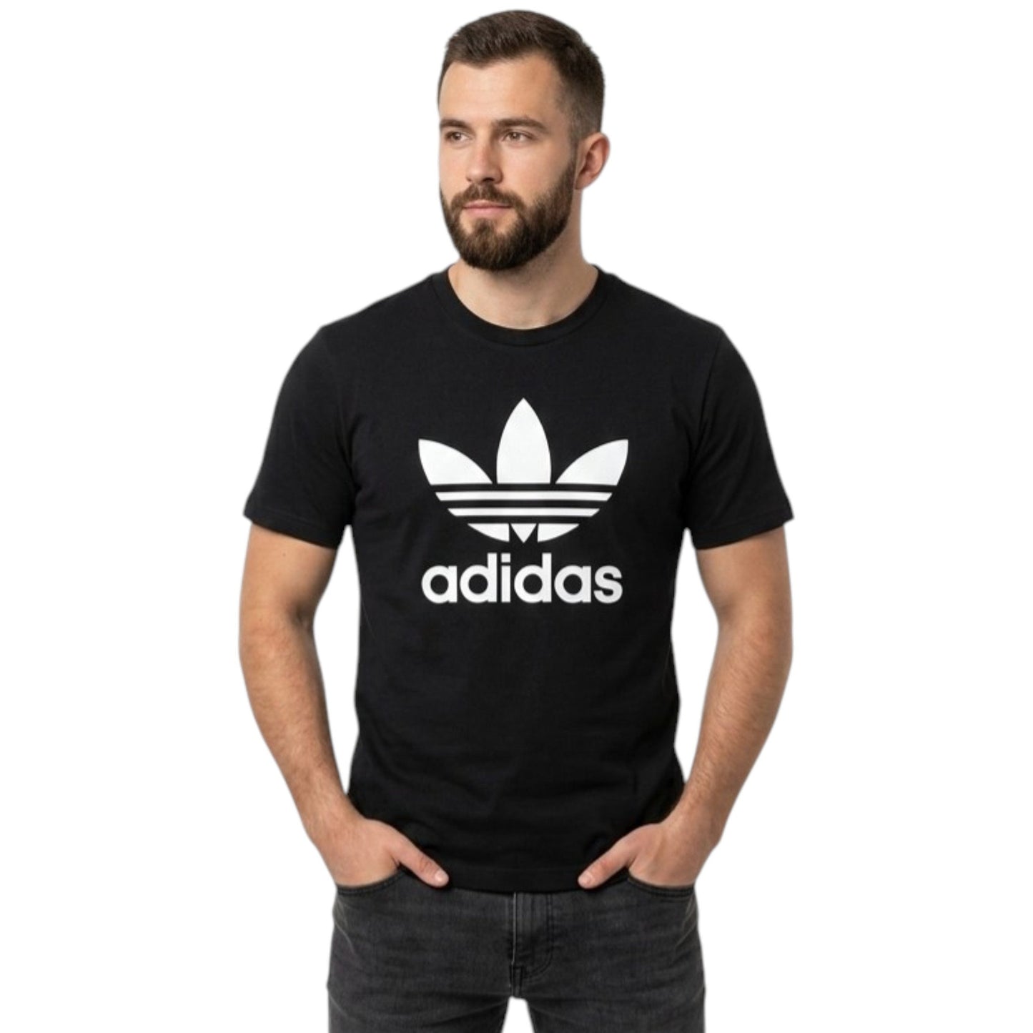 Men's Printed Logo Top,Black