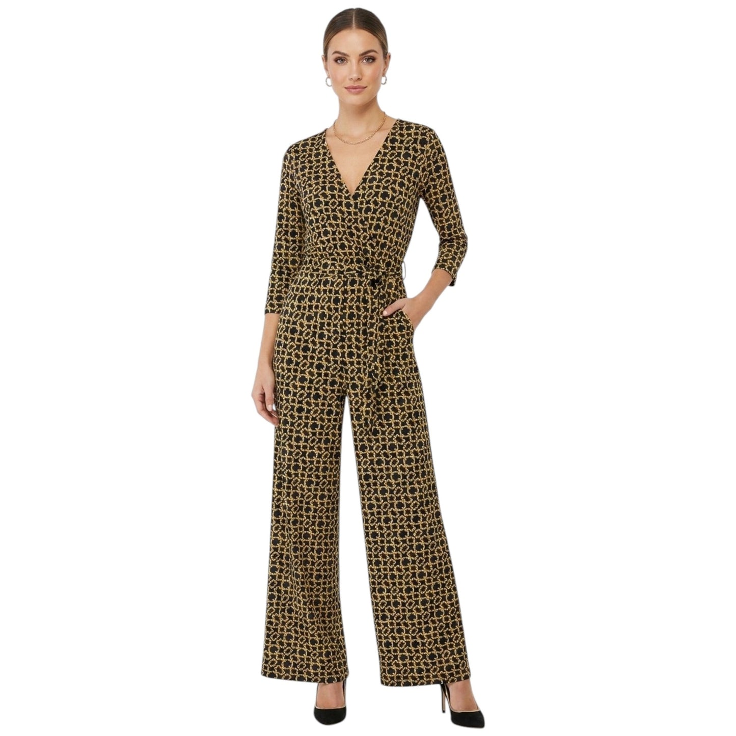Women's Printed Jumpsuit,Multi