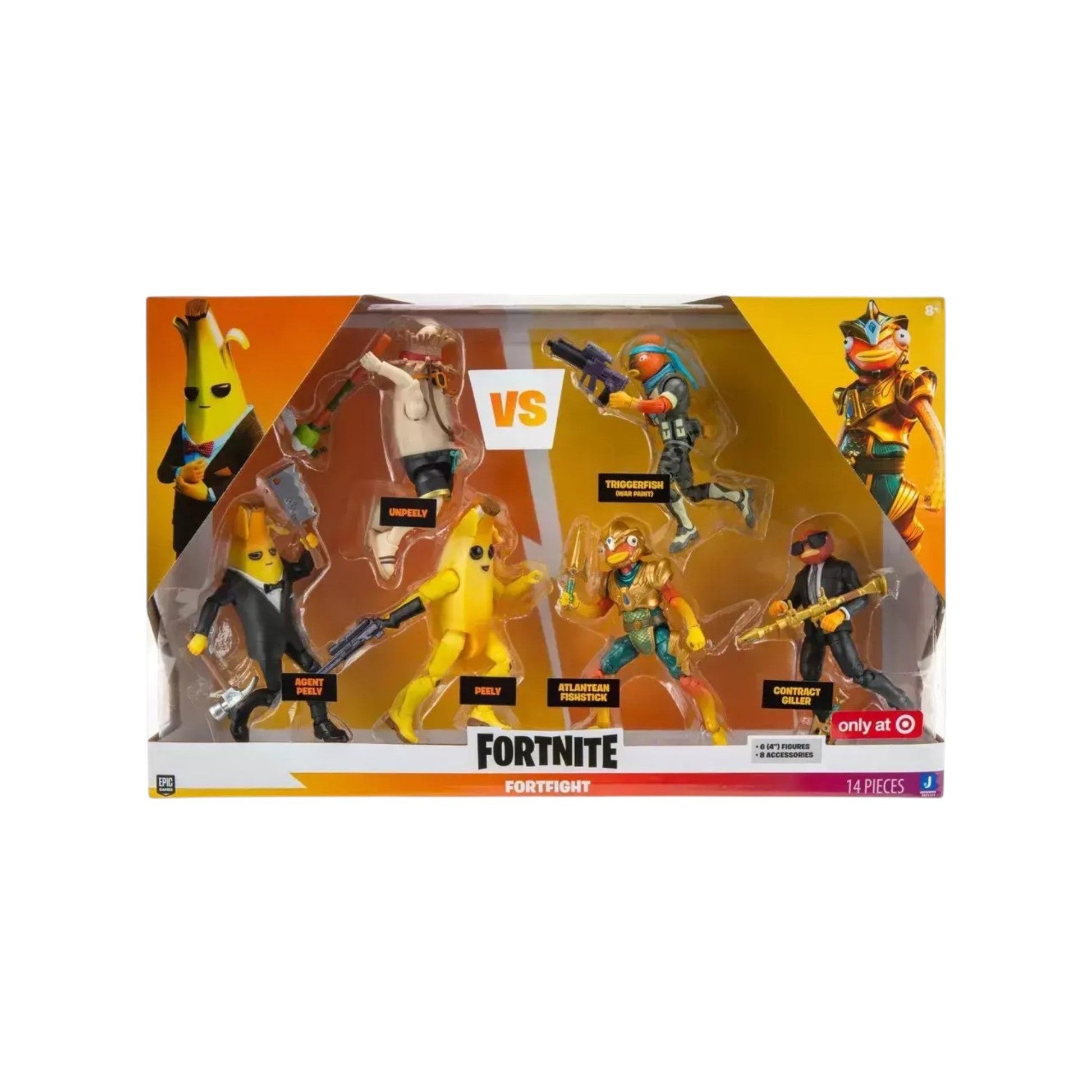 Fortnite Squad Mode Team Fishstick Vs Team Peely Exclusive Action