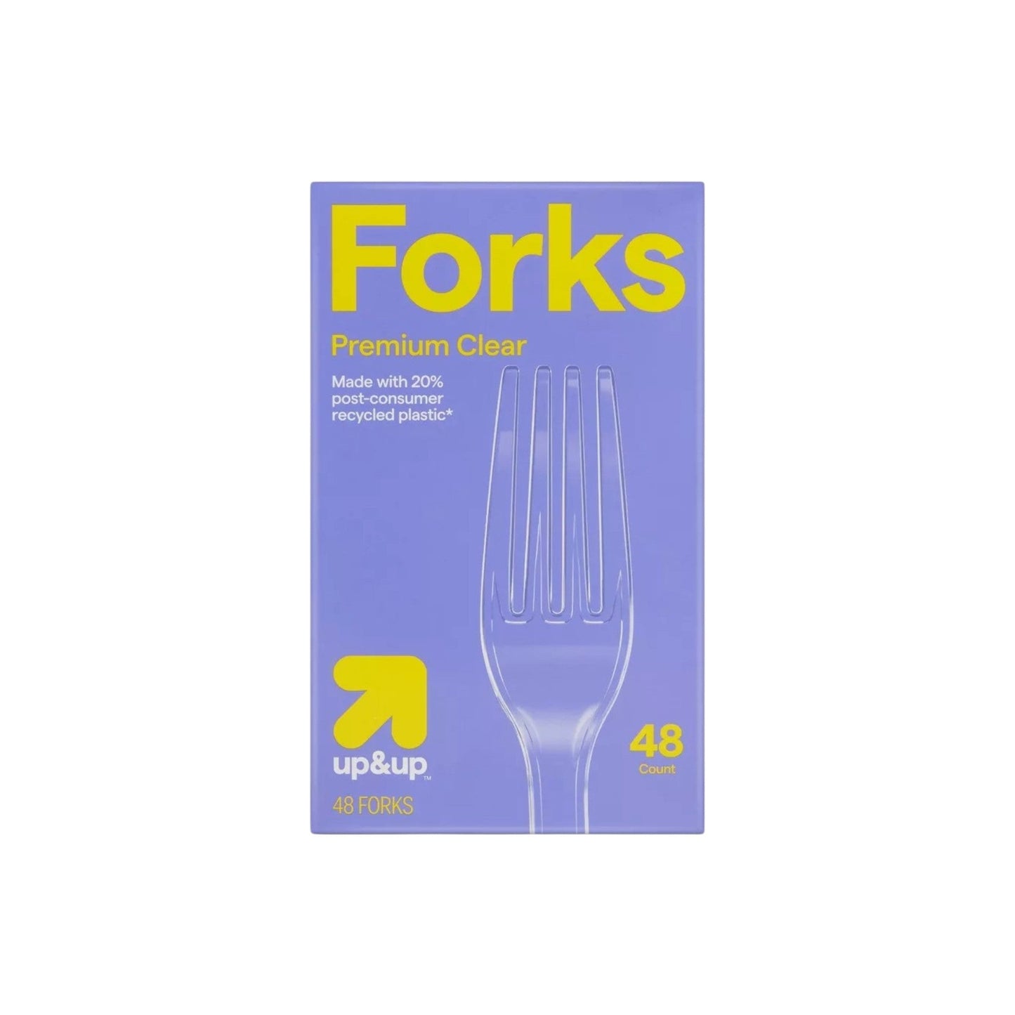 Premium Clear Plastic Forks