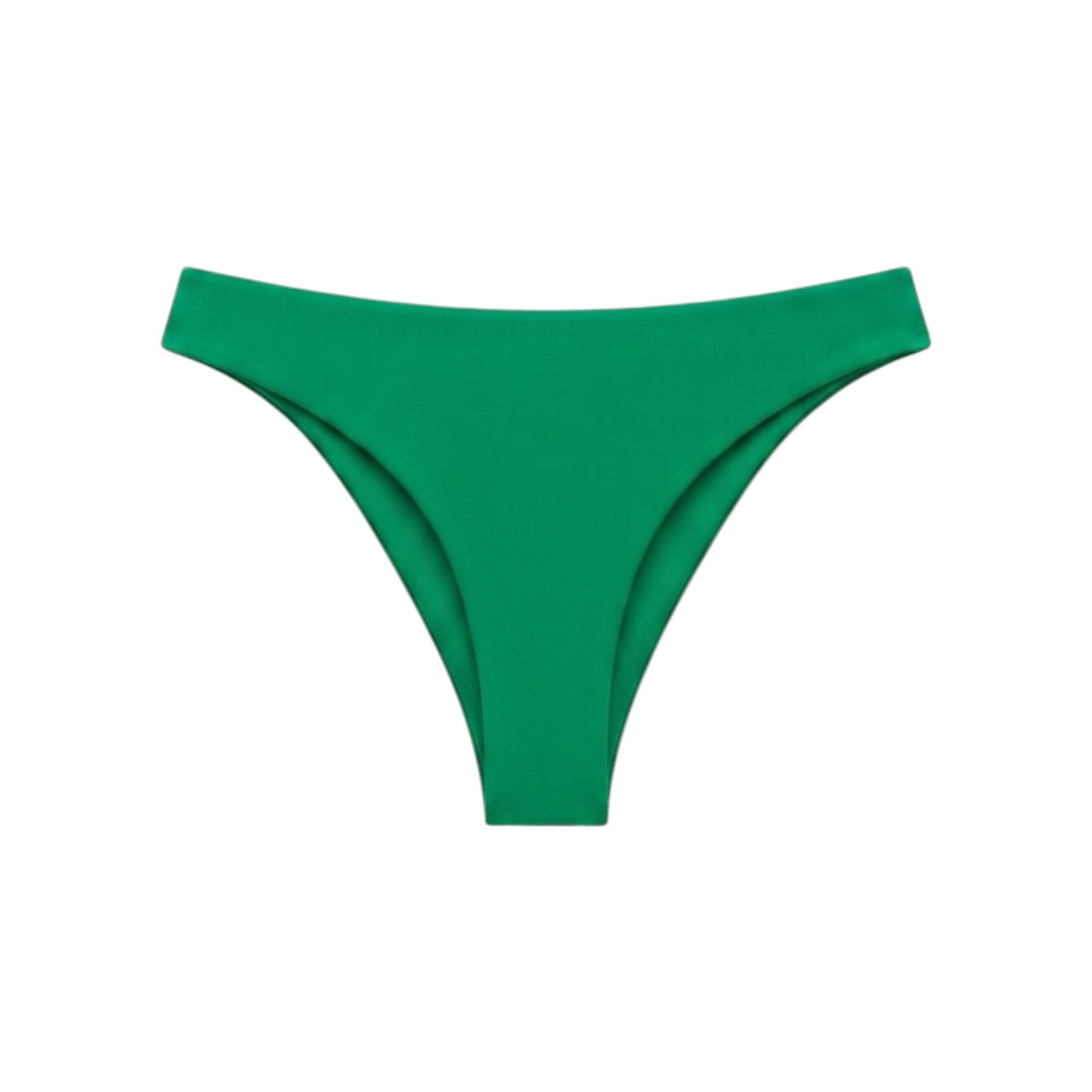 Women's Plain Solid Bikini Bottom,Green
