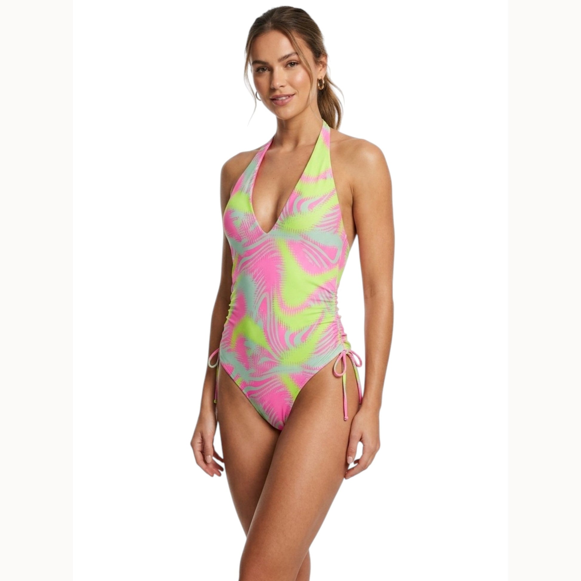 Women's Colorblocked One Pieces Swimsuit,Multi