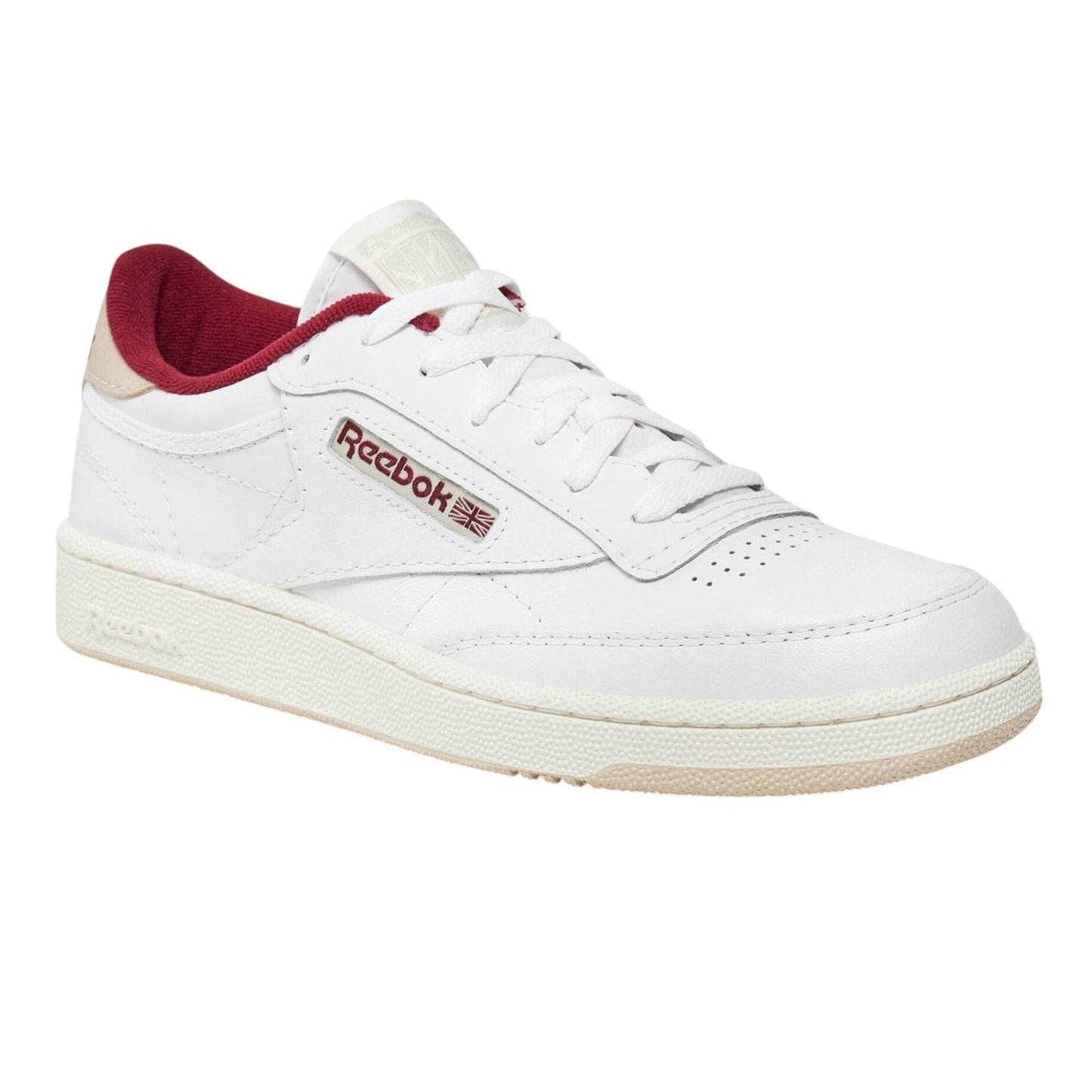 Men's Logo Pattched Shoes,White