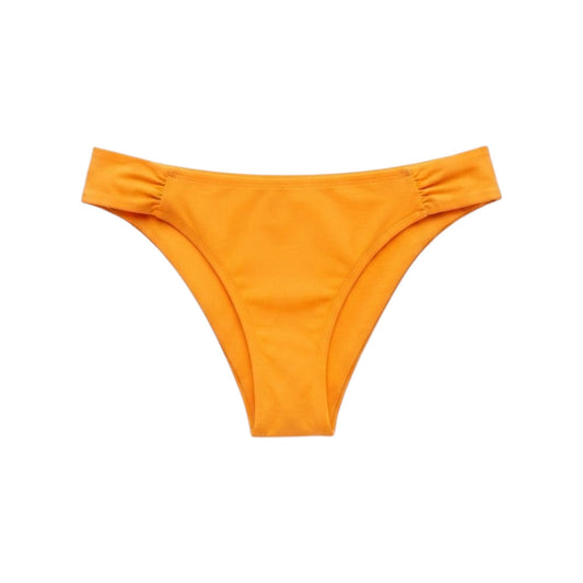Women's Plain Solid Bikini Bottom,Orange