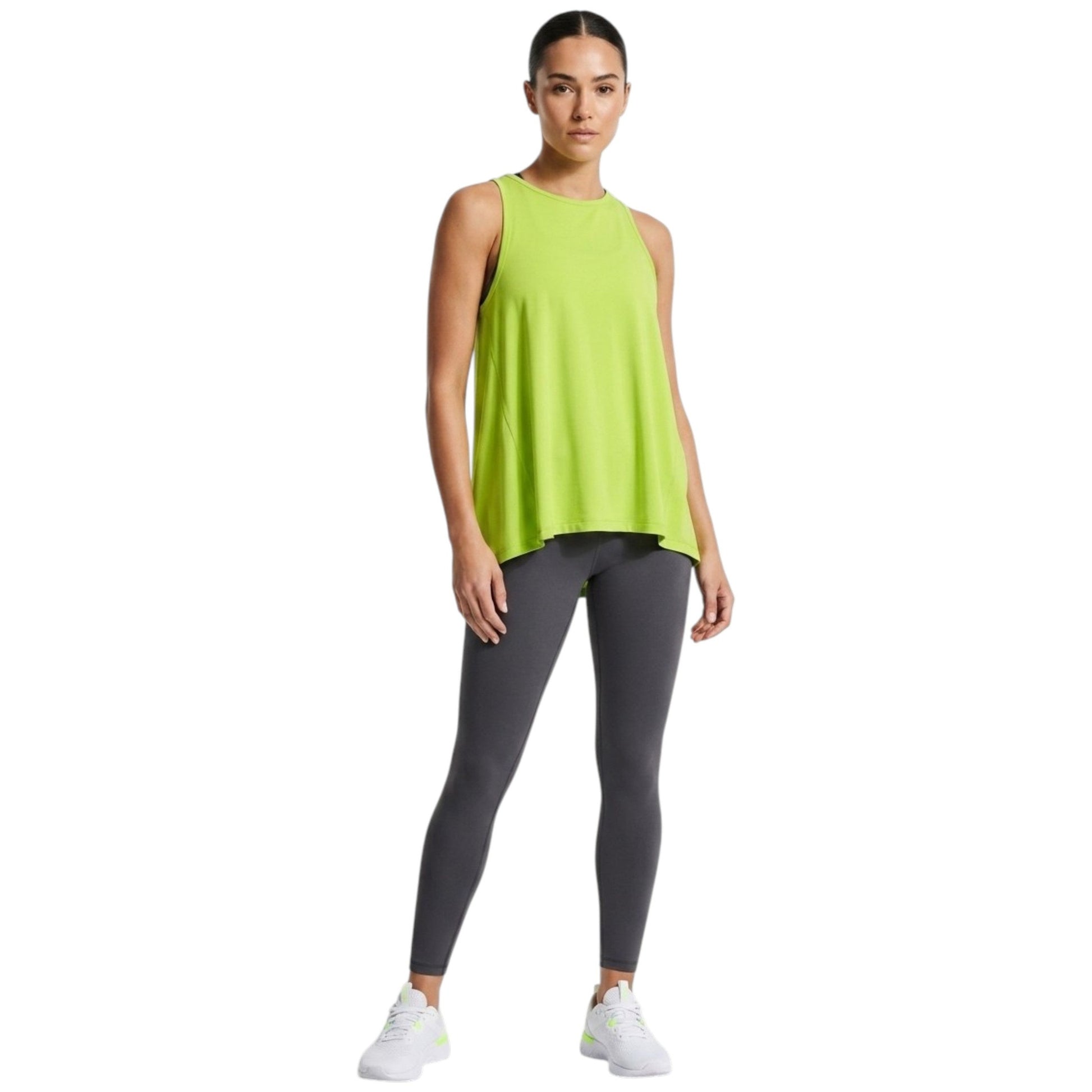 Women's Plain Sport Top,Light Green