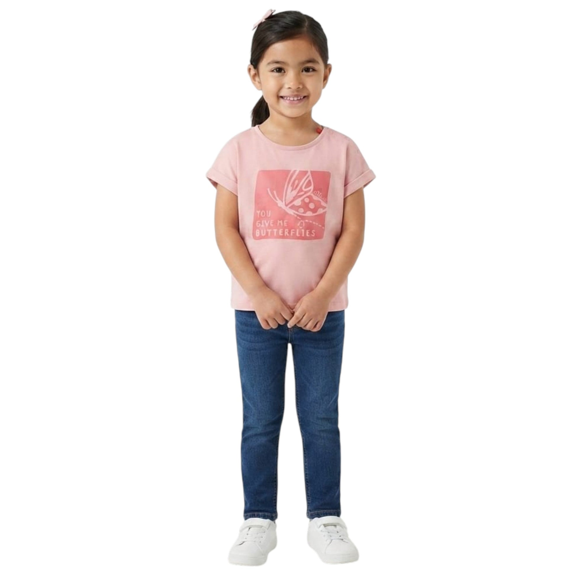 Kids Girl's Printed Top,Pink