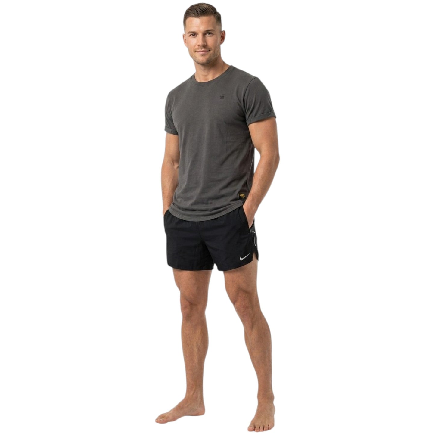 Men's Plain Top,Grey