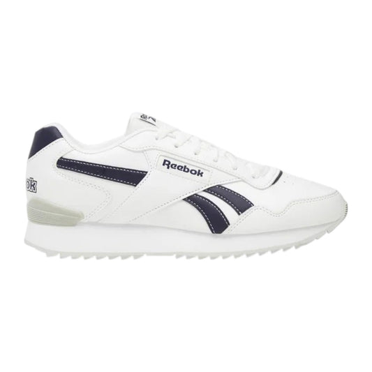 Men's Logo Pattched Textured Shoes,White