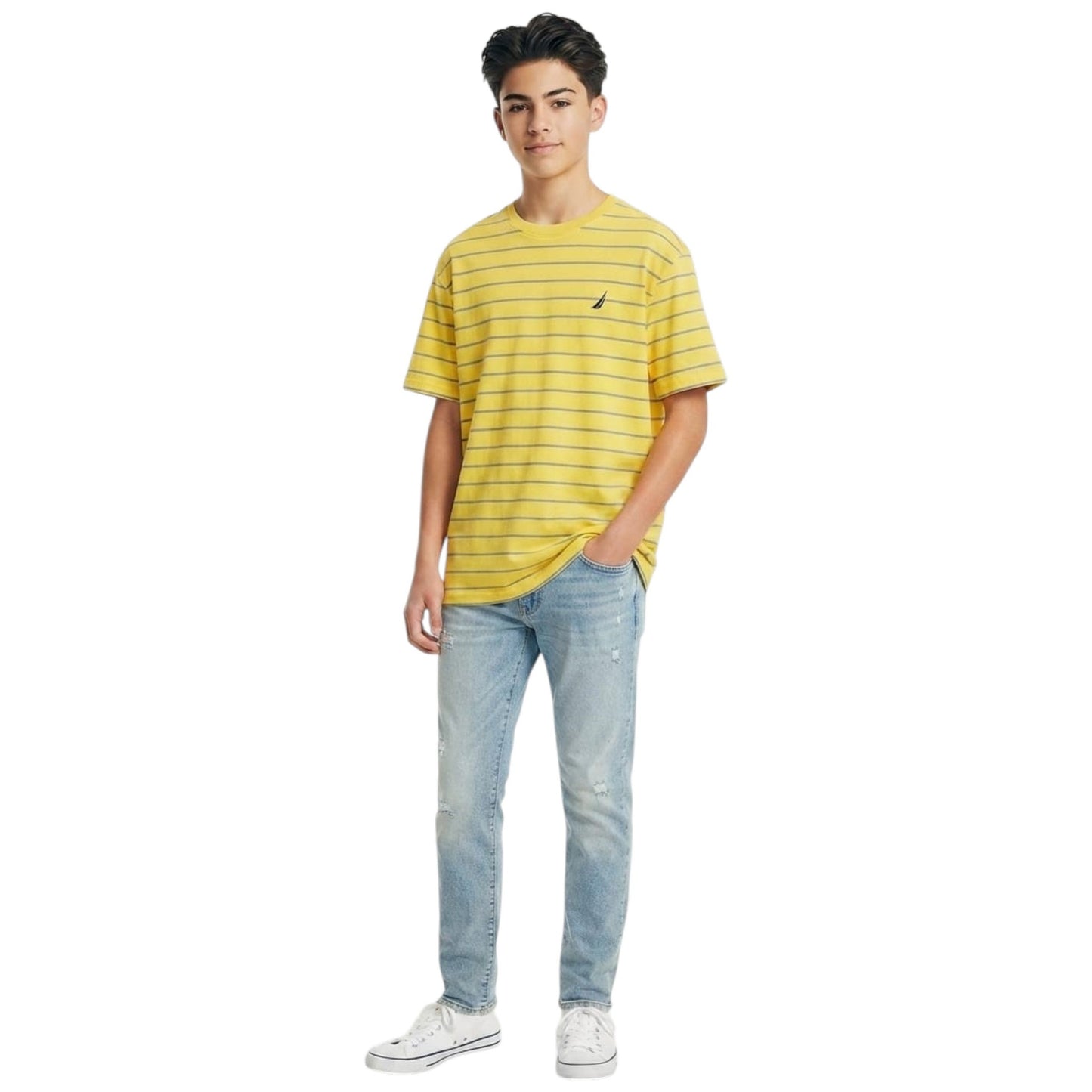 Kids Boy's Stripped Top,Yellow