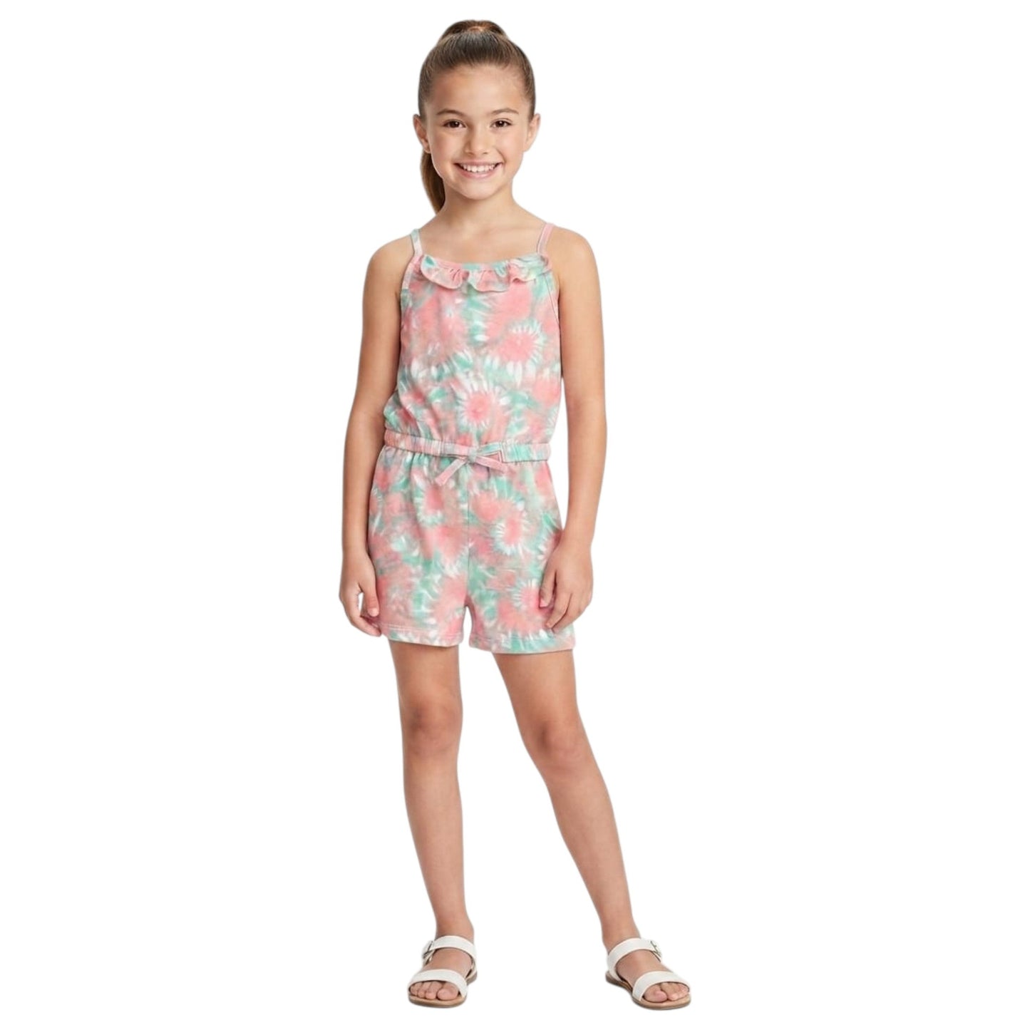 Kids Girl's Printed Jumpsuit,Multi