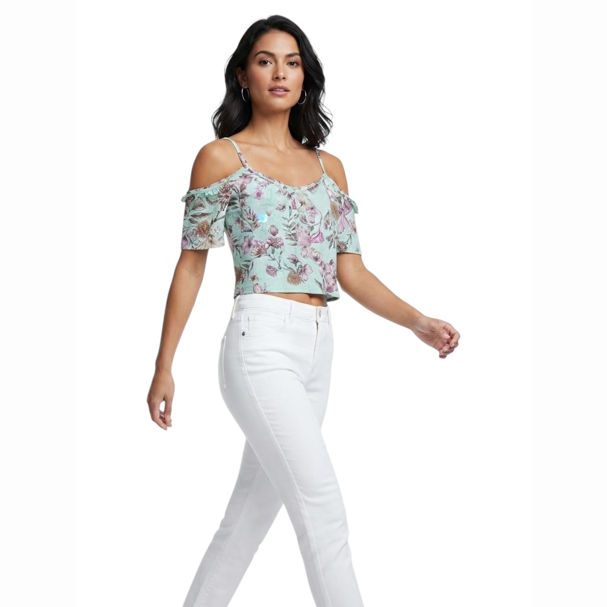 Women's Floral Printed Top,Multi