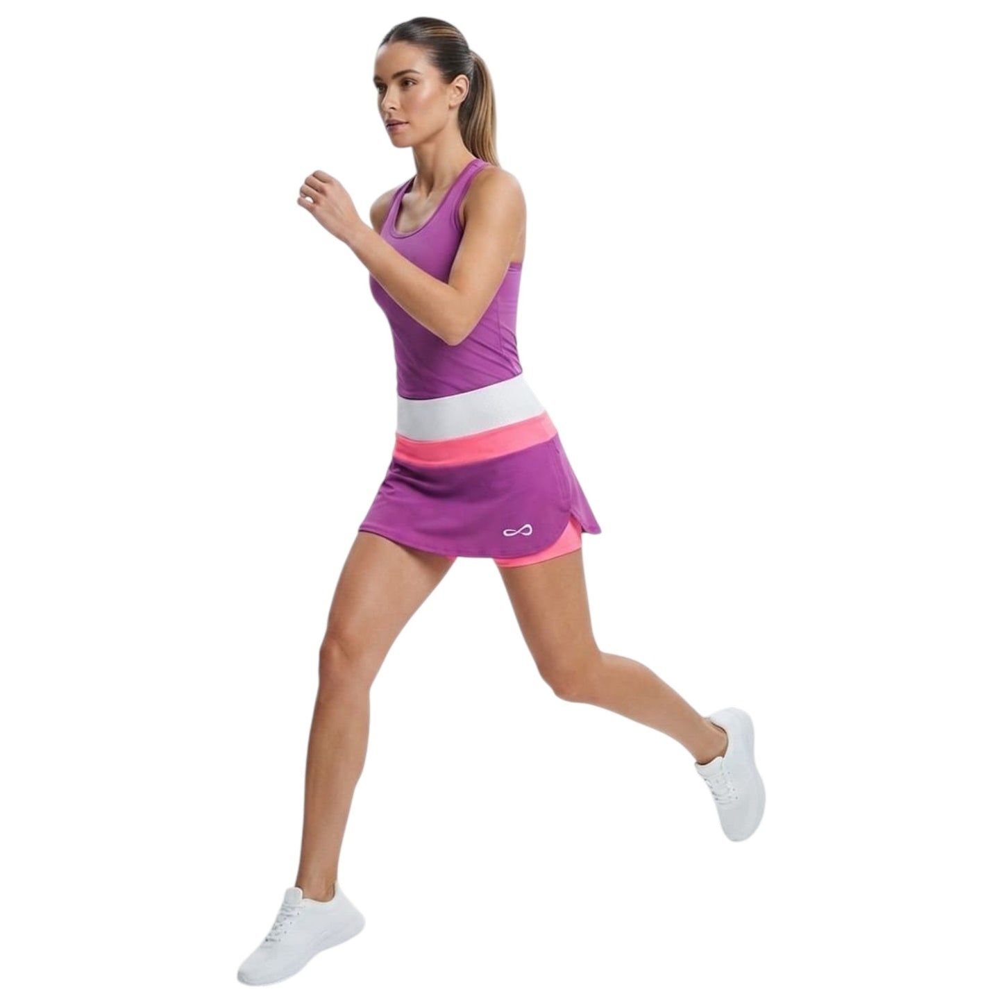 Women's Colorblocked Sport Skort,Multi