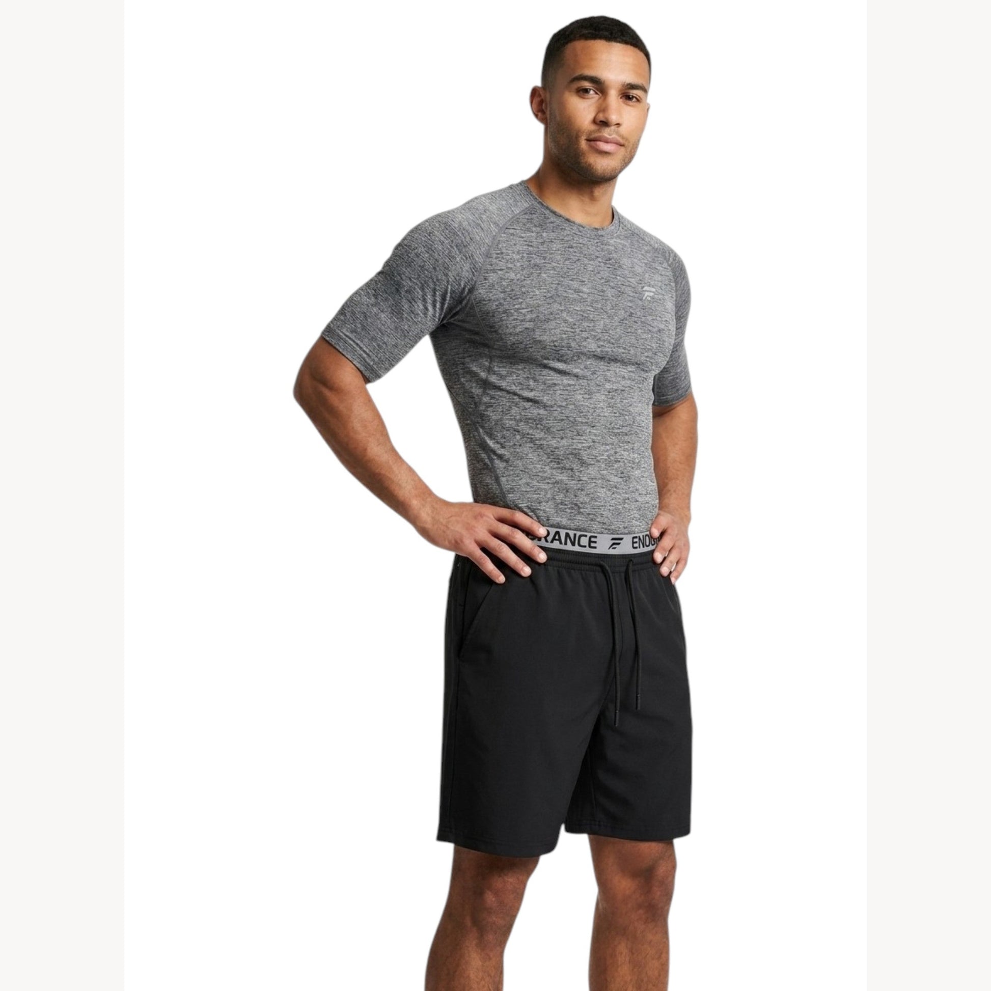 Men's Plain Sport Short,Black
