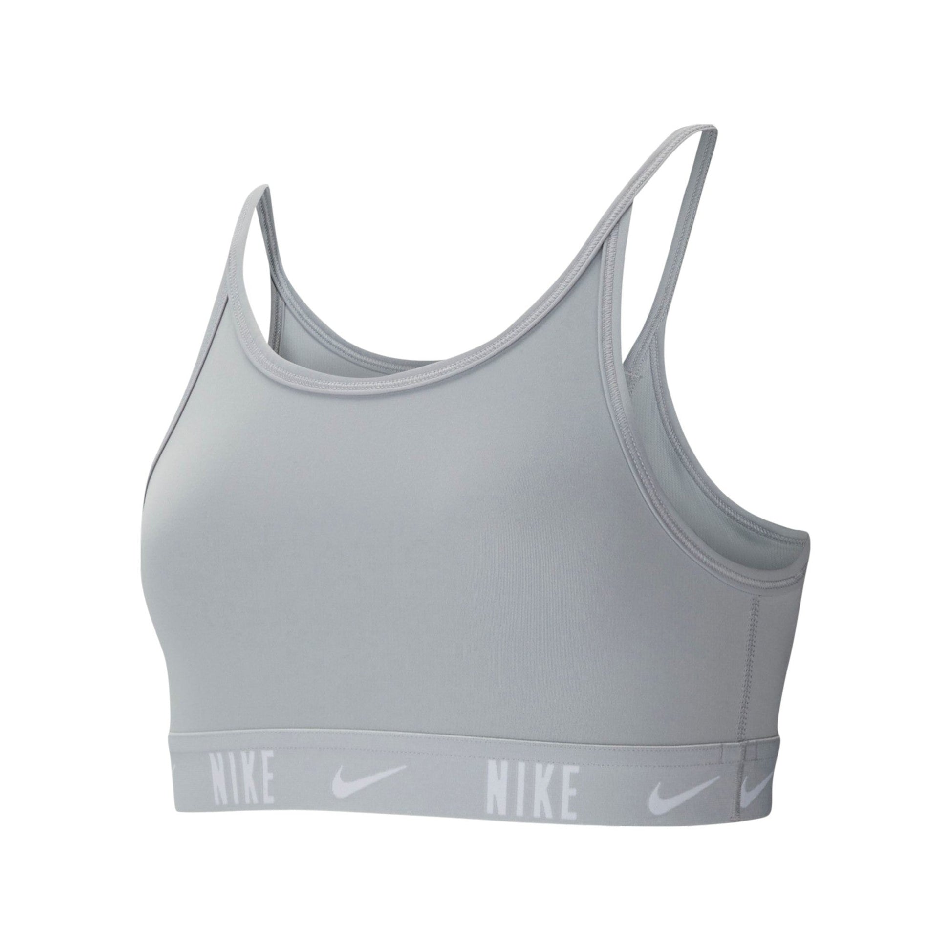 Kids Girl's Brand Logo Printed Sport Top,Grey