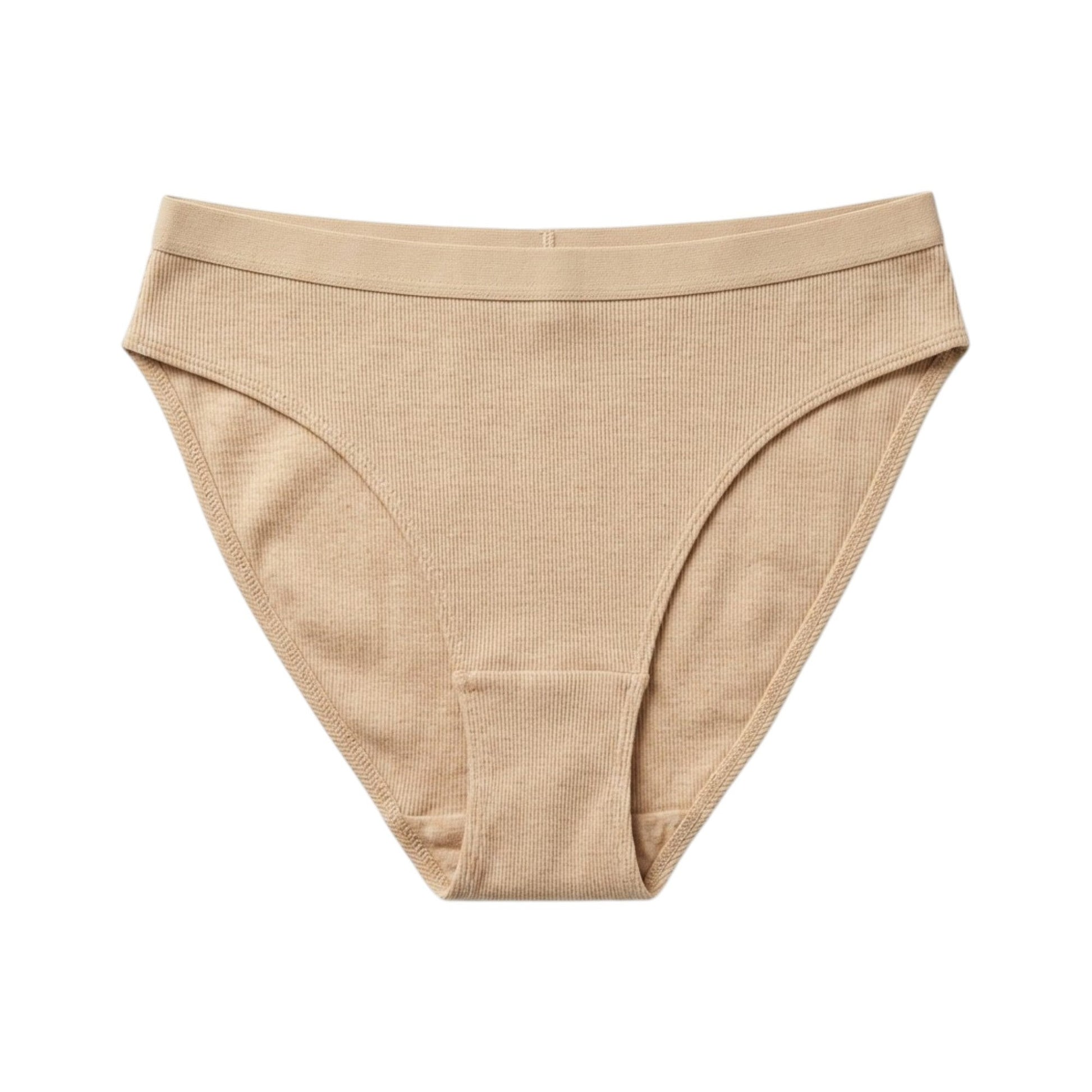 Women's Ribbed Slip,Beige