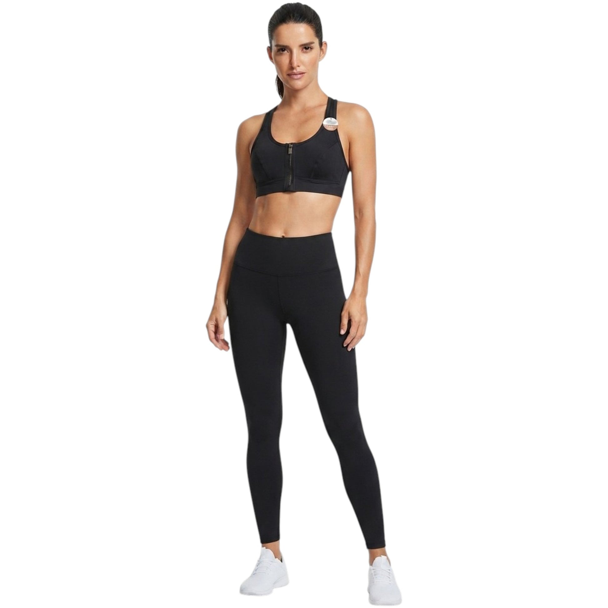 Women's Plain Crop Top,Black