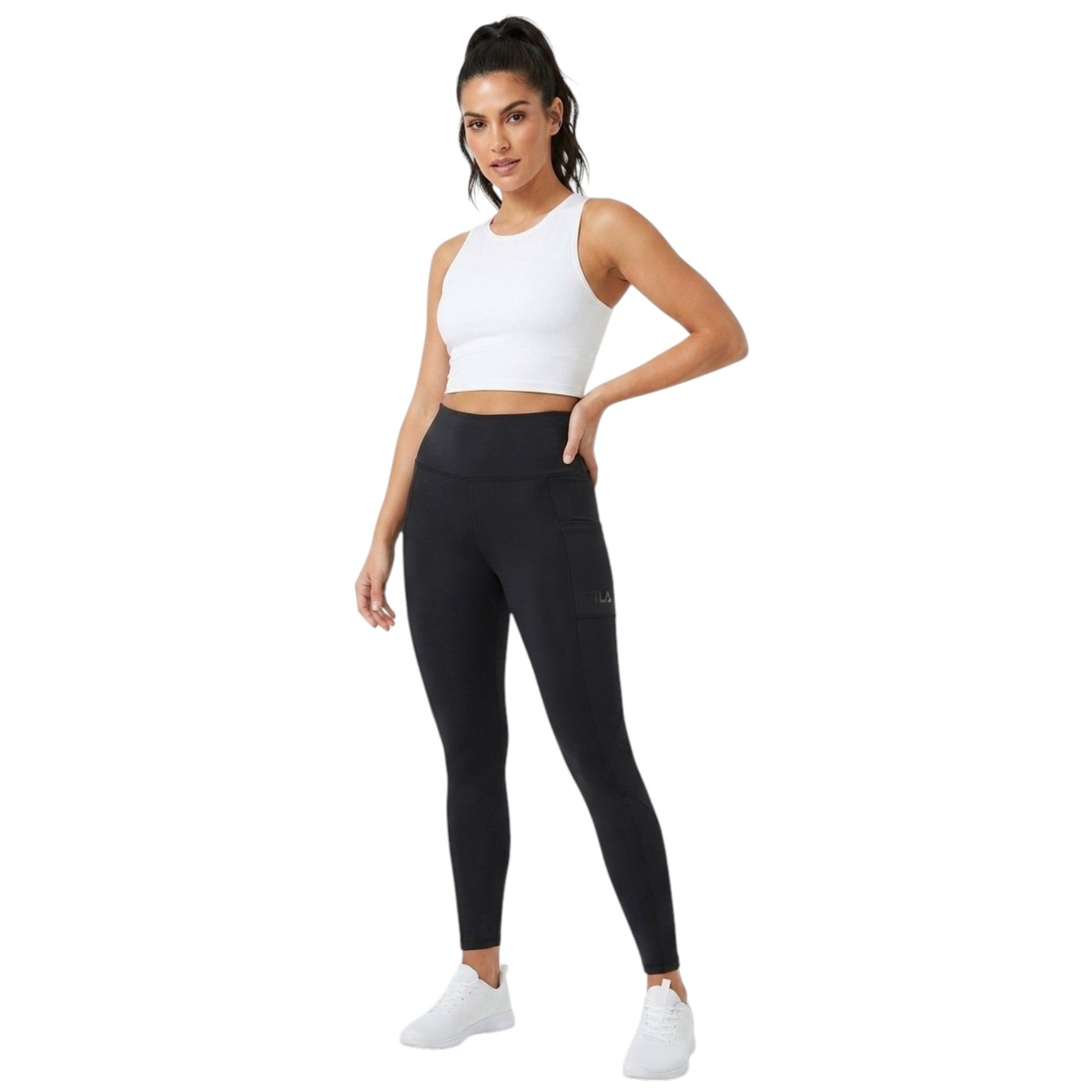 Women's Plain Legging,Black